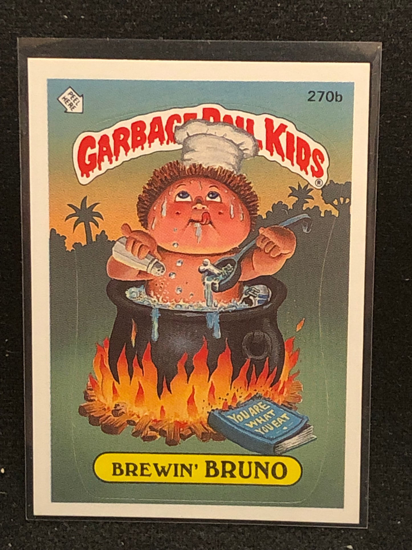 Garbage Pail Kids Original Series 7 (os7) 270b Brewin Bruno