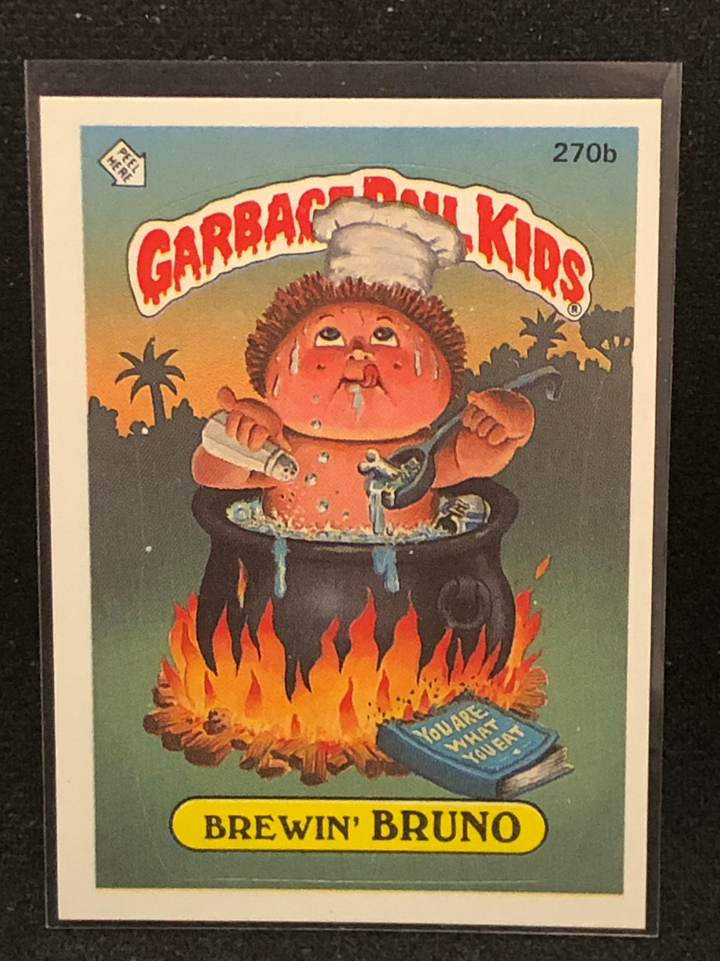 Garbage Pail Kids Original Series 7 (os7) 270b Brewin Bruno