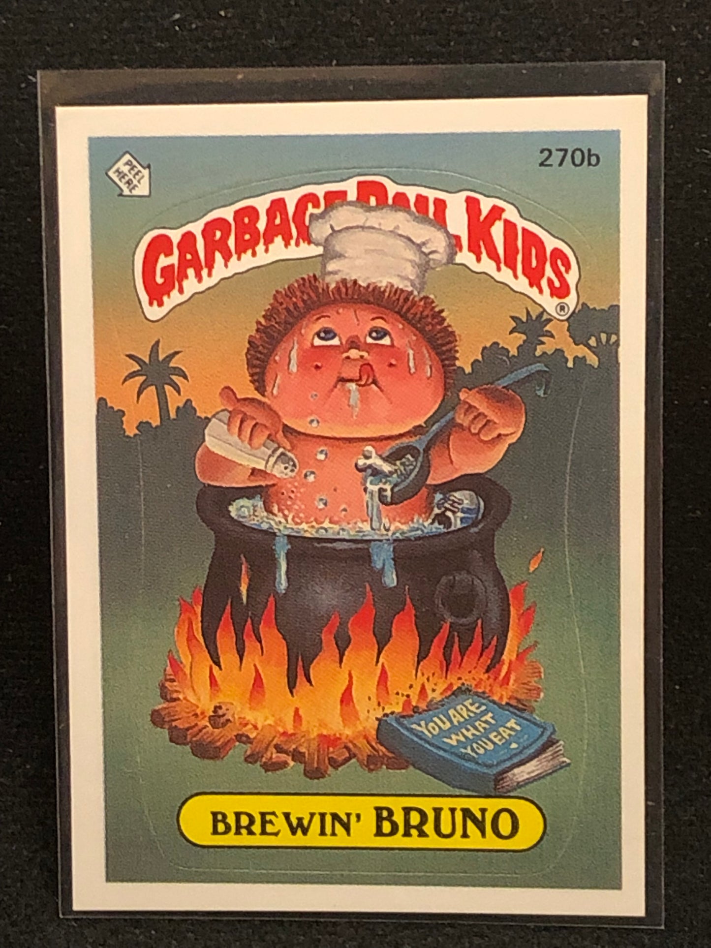 Garbage Pail Kids Original Series 7 (os7) 270b Brewin Bruno