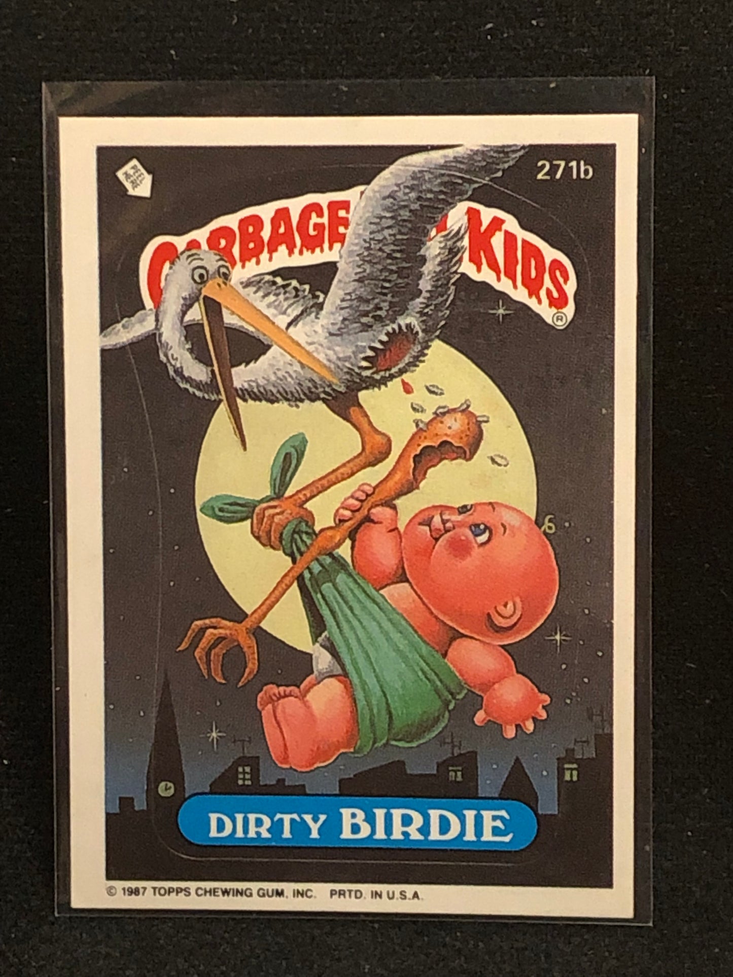 Garbage Pail Kids Original Series 7 (os7) 271b Dirty Birdie