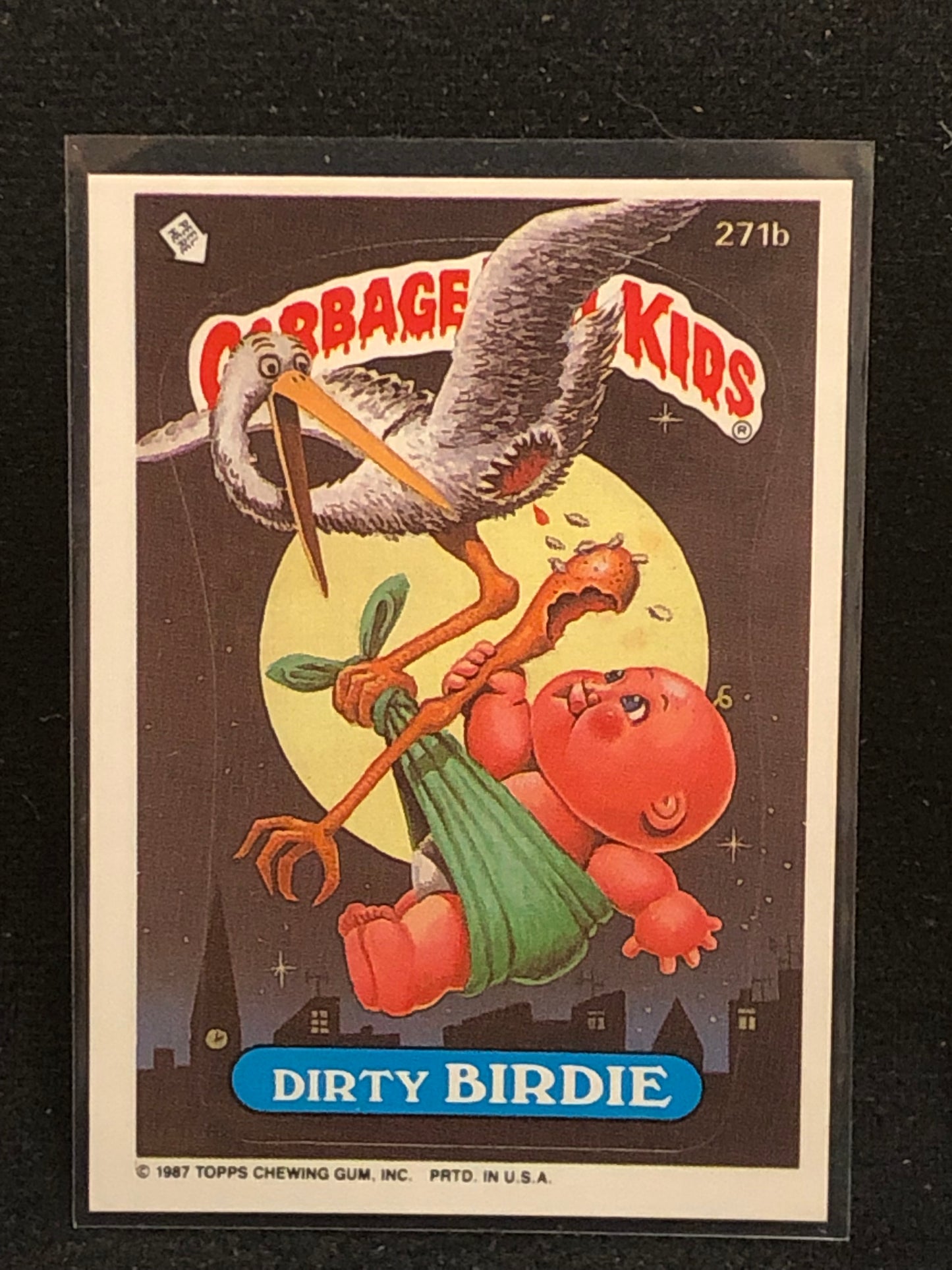 Garbage Pail Kids Original Series 7 (os7) 271b Dirty Birdie