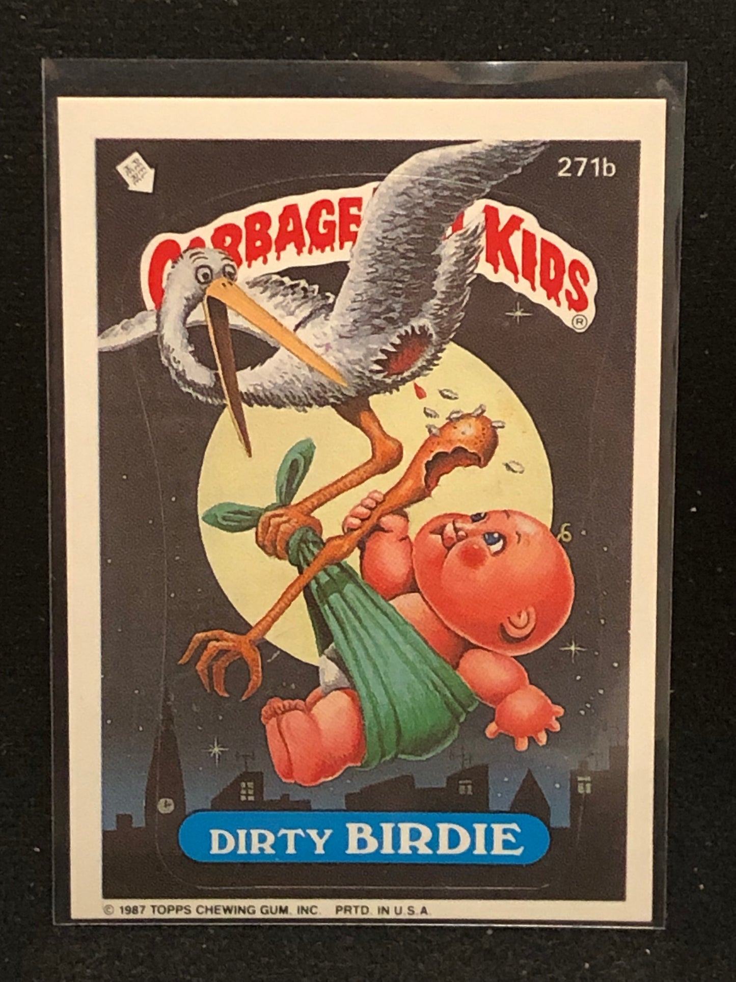 Garbage Pail Kids Original Series 7 (os7) 271b Dirty Birdie