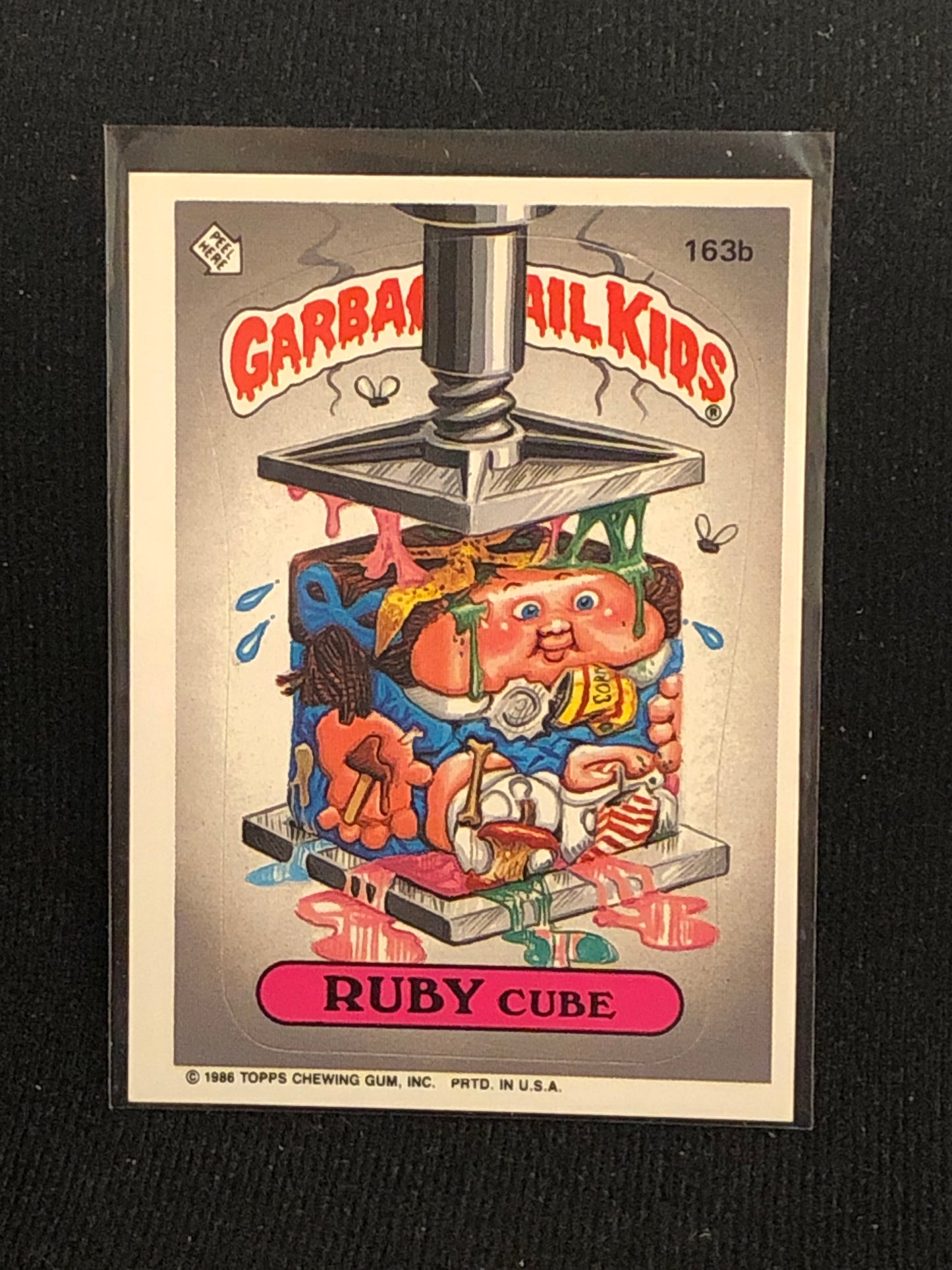 Garbage Pail Kids Original Series 4 (os4) 163b Ruby Cube