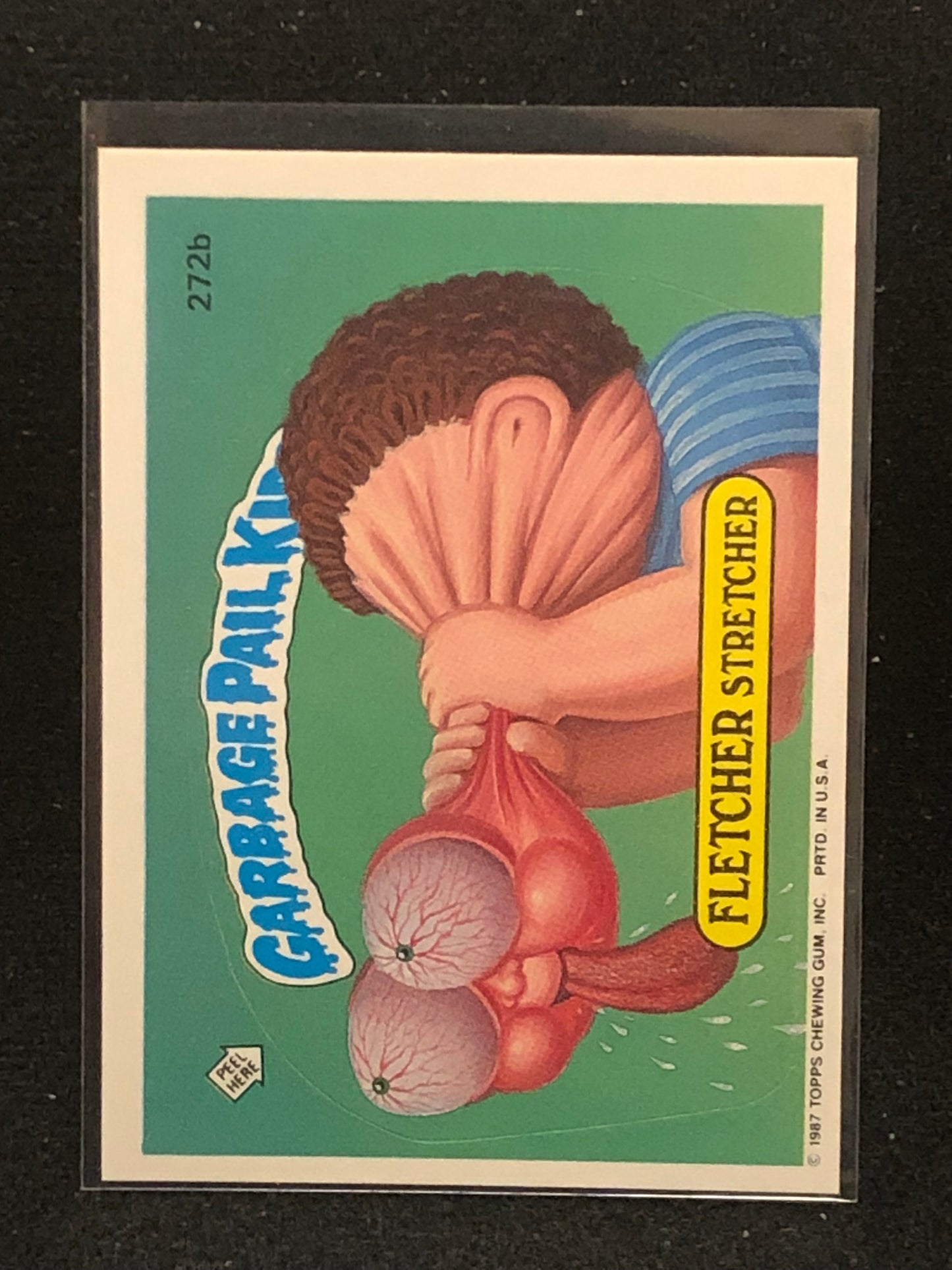 Garbage Pail Kids Original Series 7 (os7) 272b Fletcher Stretcher