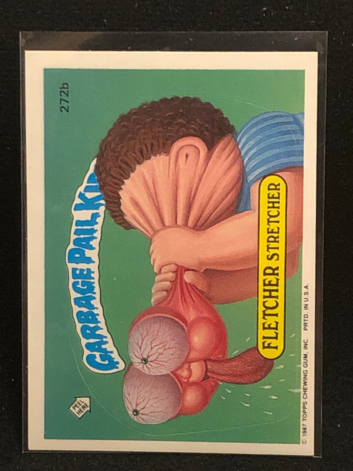 Garbage Pail Kids Original Series 7 (os7) 272b Fletcher Stretcher