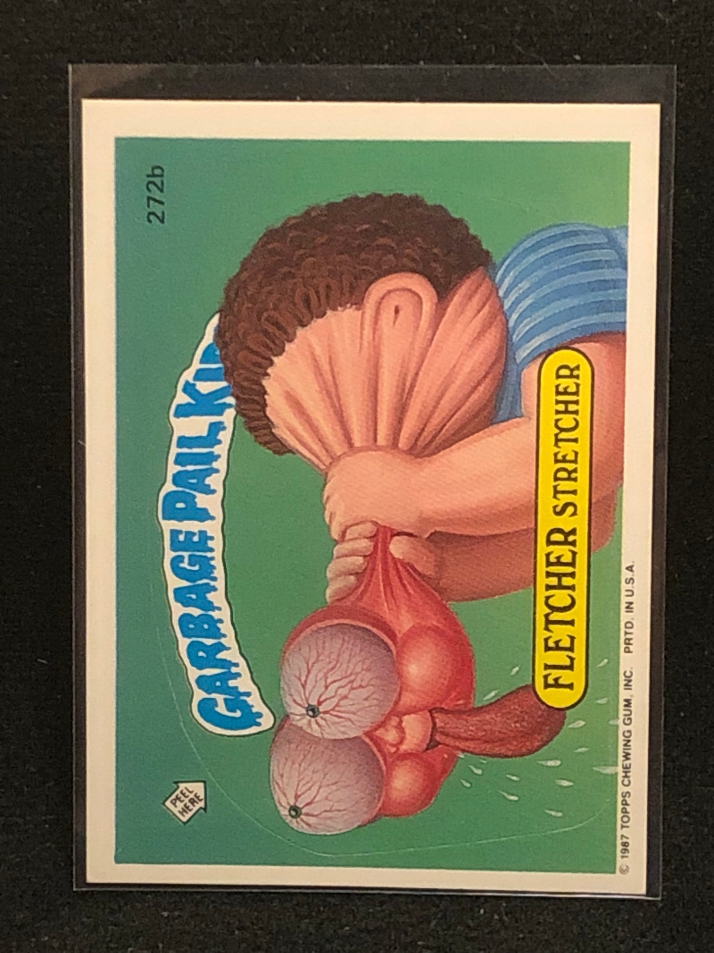 Garbage Pail Kids Original Series 7 (os7) 272b Fletcher Stretcher