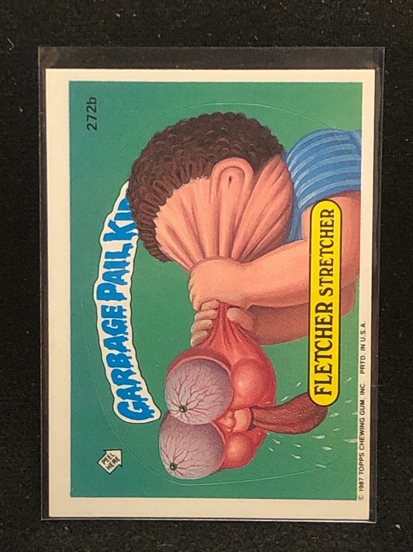 Garbage Pail Kids Original Series 7 (os7) 272b Fletcher Stretcher