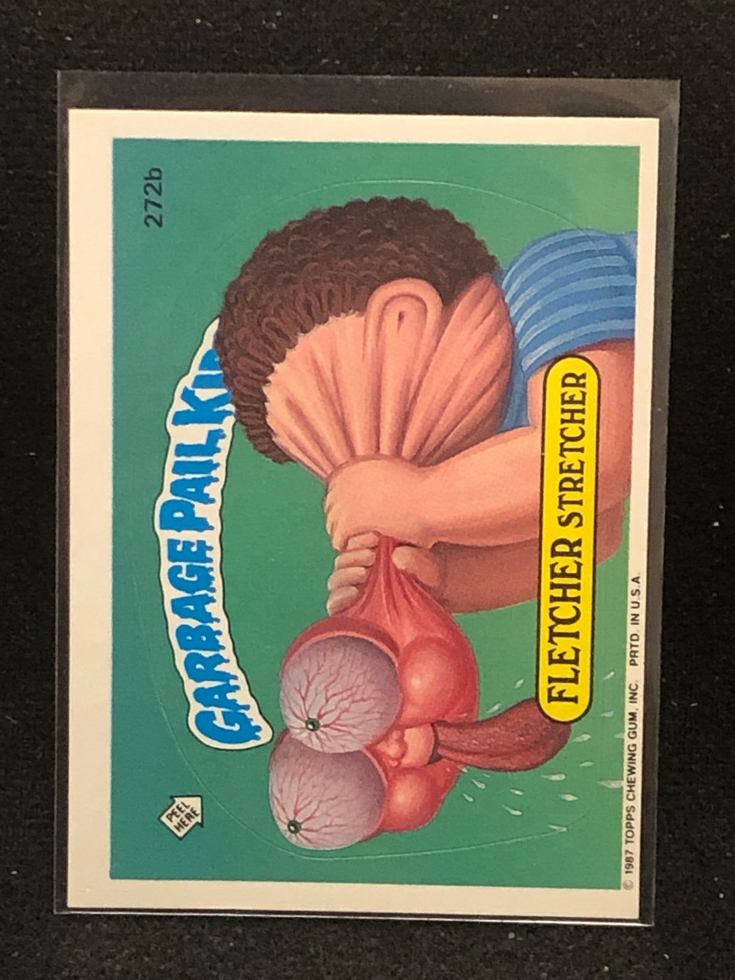 Garbage Pail Kids Original Series 7 (os7) 272b Fletcher Stretcher