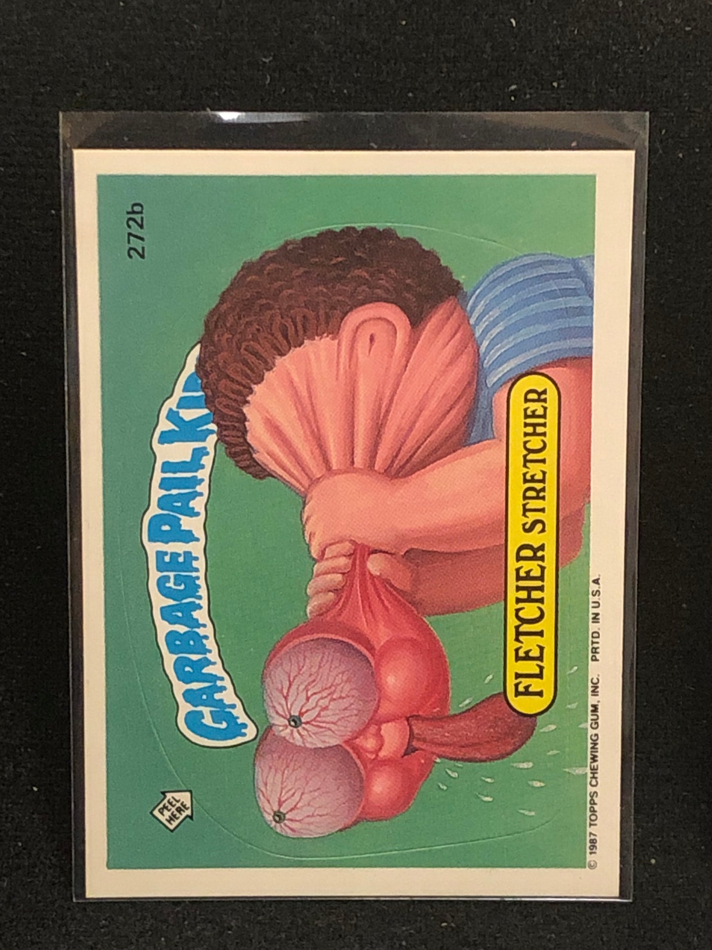 Garbage Pail Kids Original Series 7 (os7) 272b Fletcher Stretcher