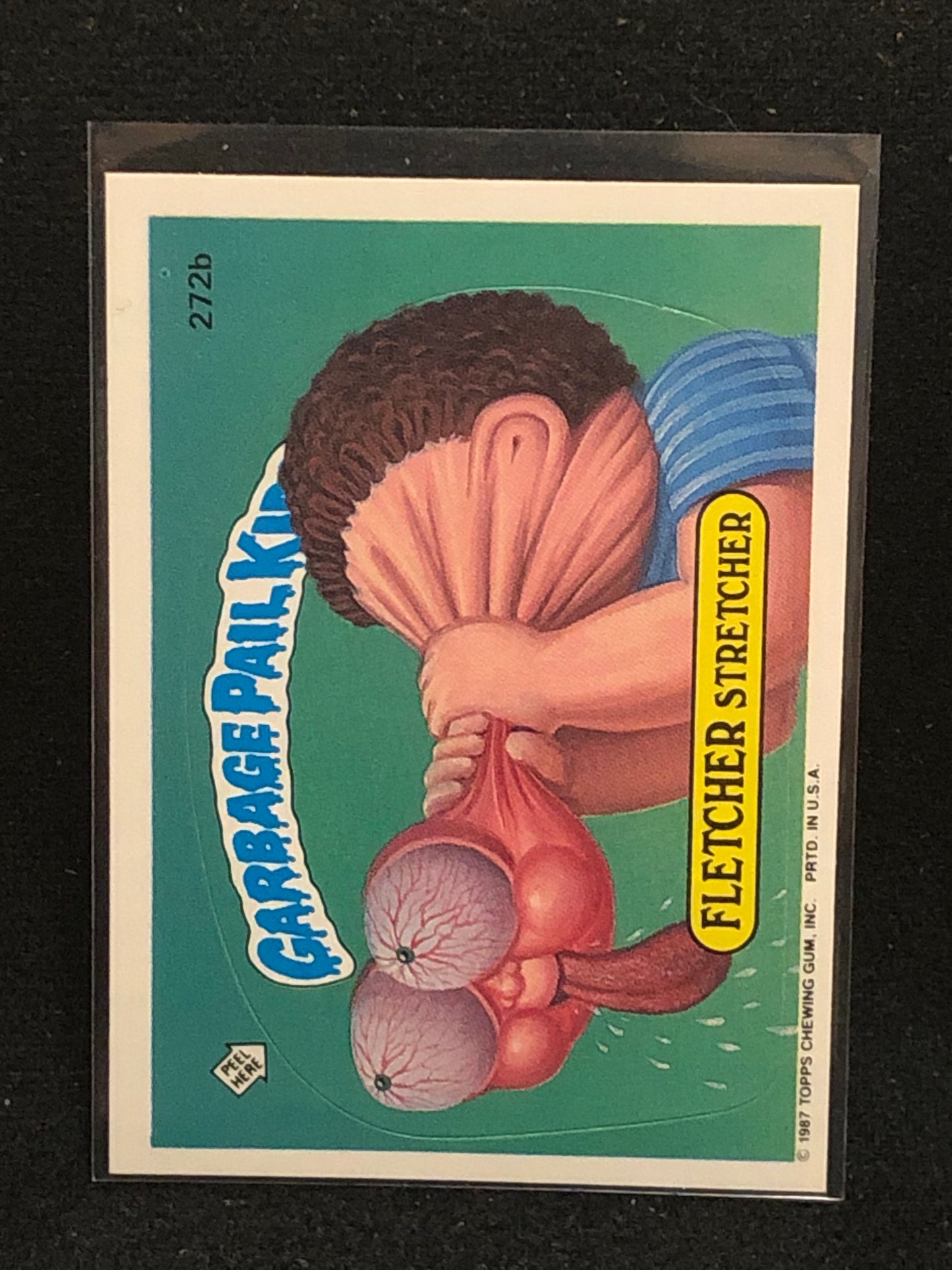 Garbage Pail Kids Original Series 7 (os7) 272b Fletcher Stretcher