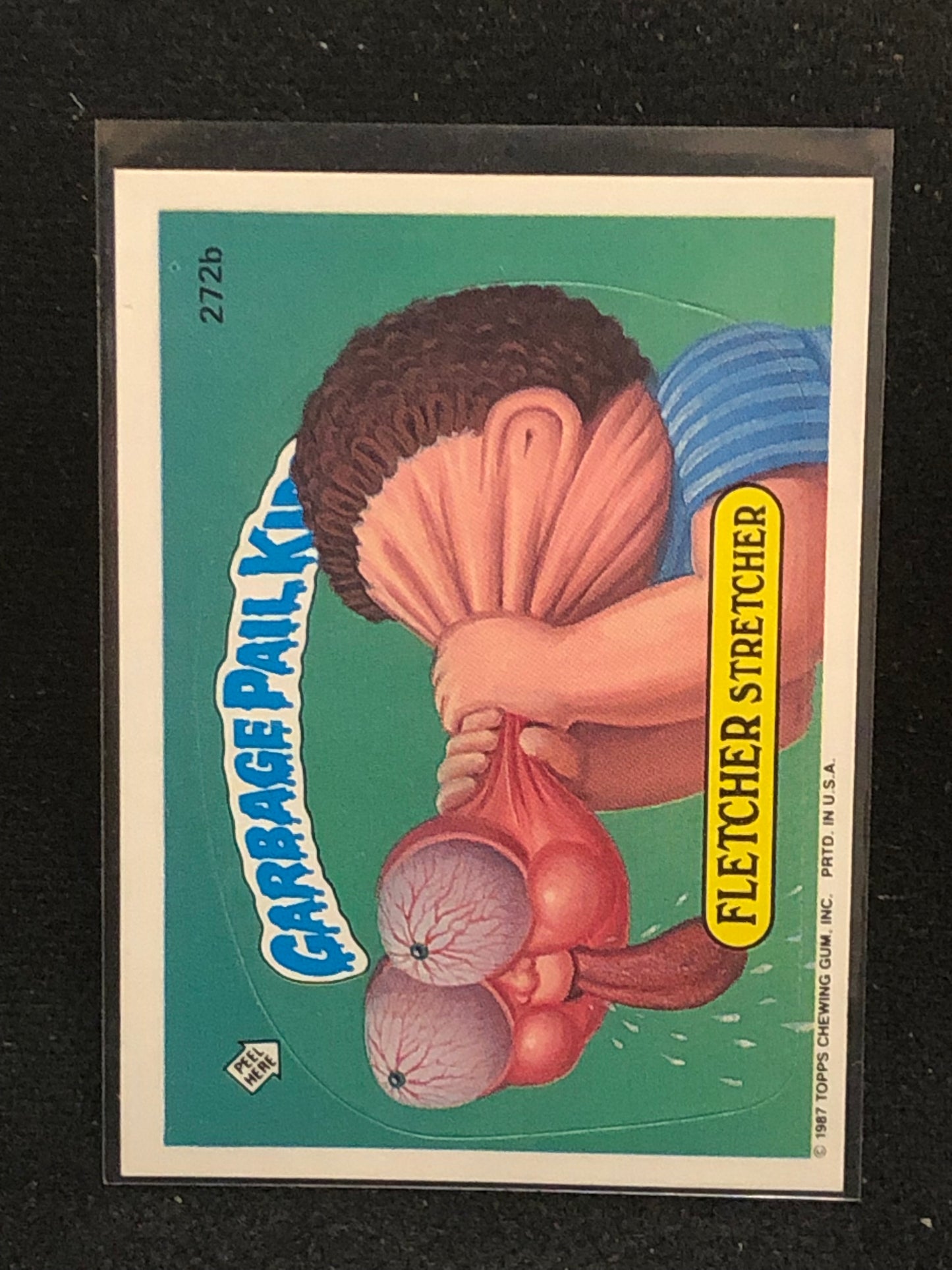 Garbage Pail Kids Original Series 7 (os7) 272b Fletcher Stretcher