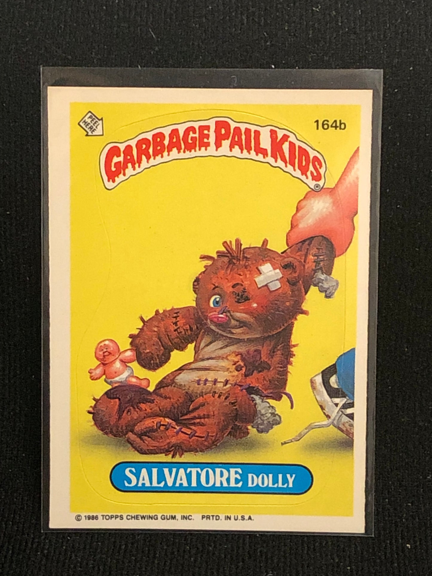 Garbage Pail Kids Original Series 4 (os4) 164b Salvatore Dolly