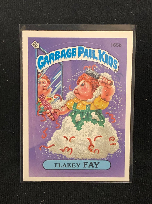 Garbage Pail Kids Original Series 4 (os4) 165b Flakey Fay