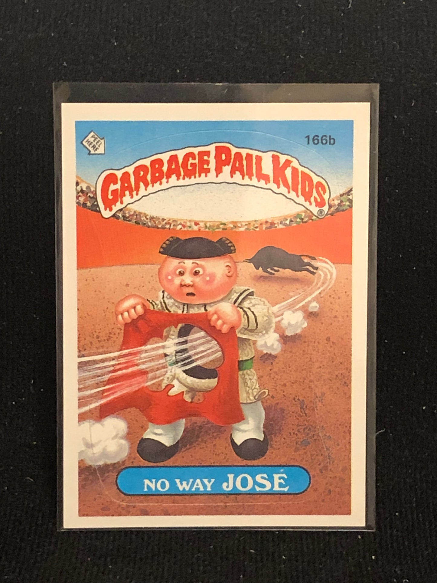 Garbage Pail Kids Original Series 4 (os4) 166b No Way Jose