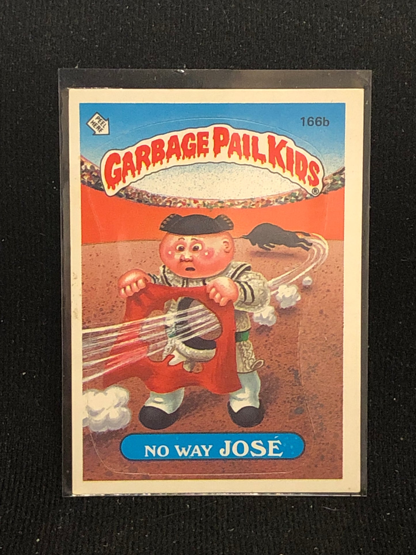 Garbage Pail Kids Original Series 4 (os4) 166b No Way Jose