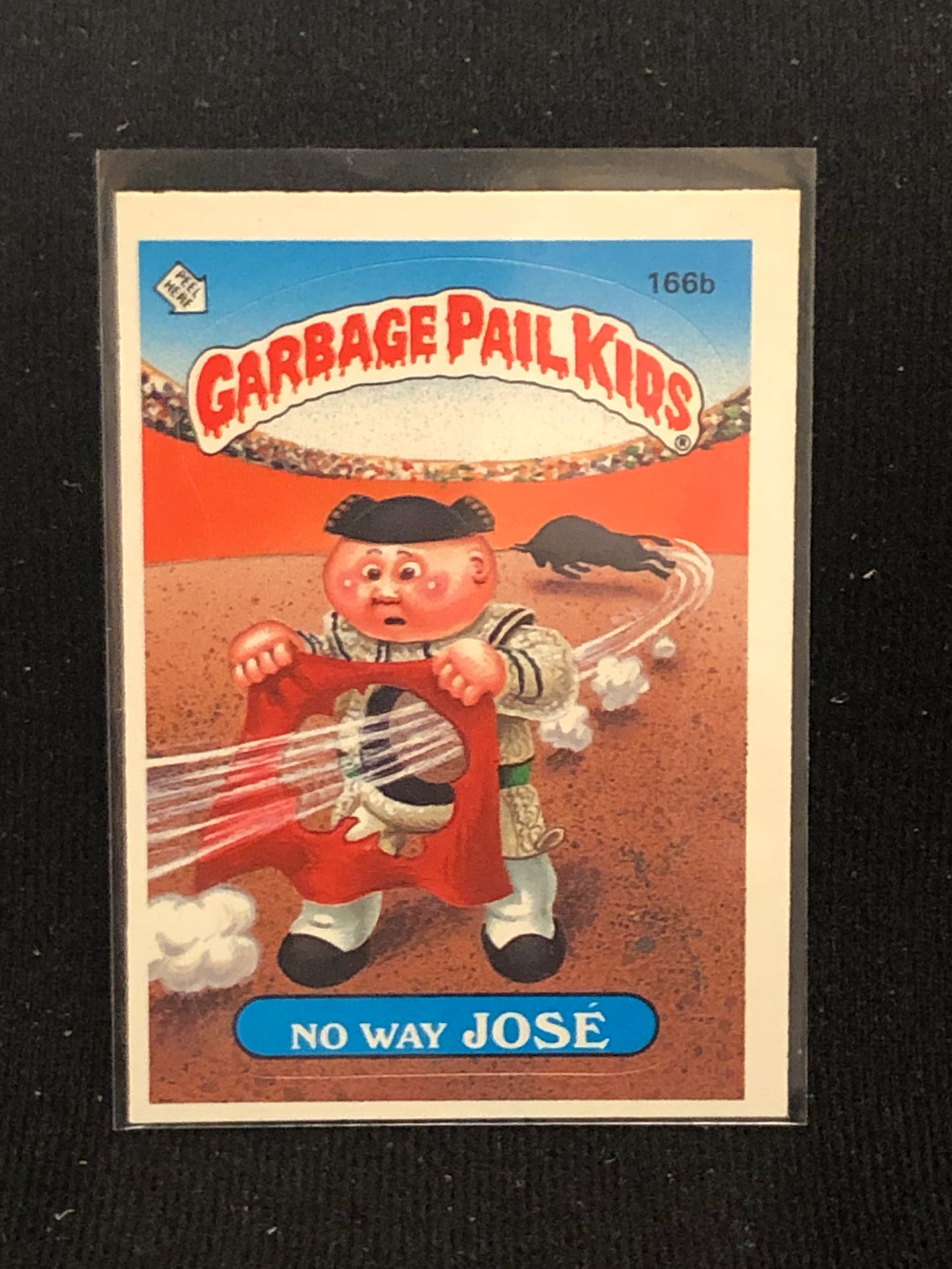 Garbage Pail Kids Original Series 4 (os4) 166b No Way Jose