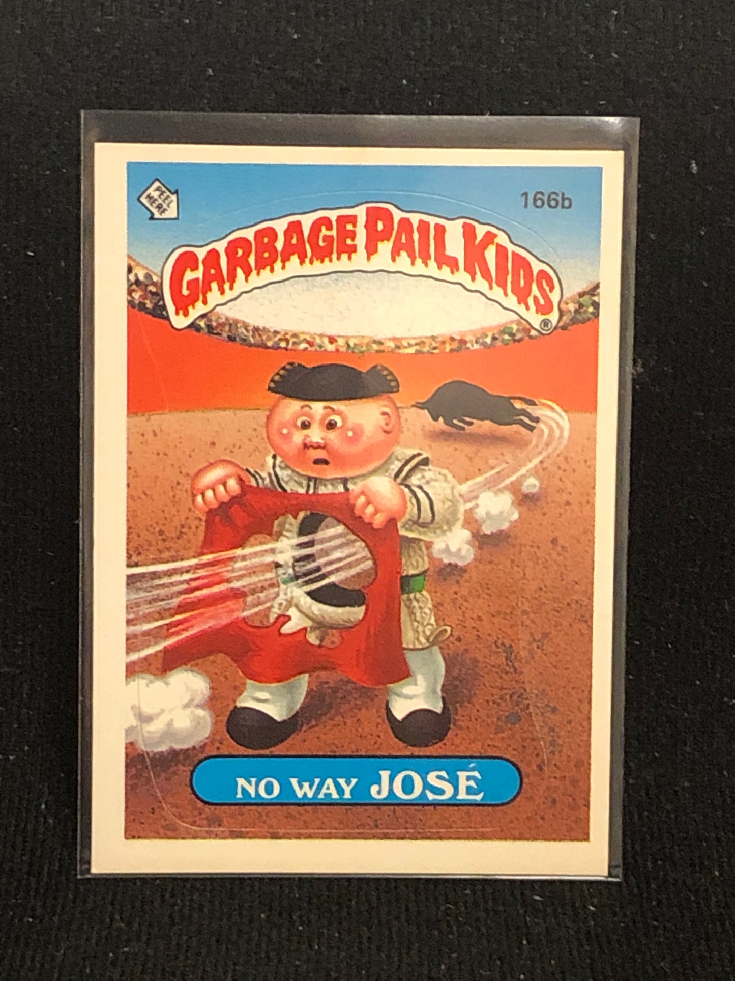 Garbage Pail Kids Original Series 4 (os4) 166b No Way Jose