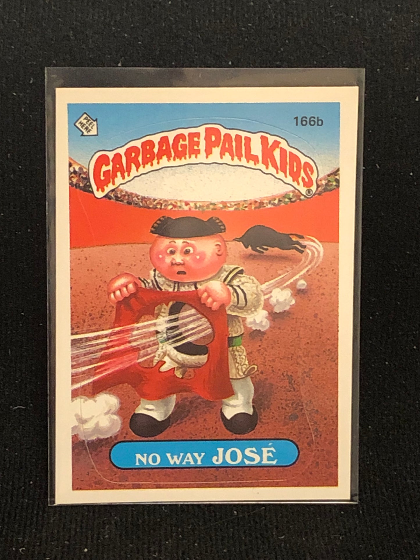 Garbage Pail Kids Original Series 4 (os4) 166b No Way Jose