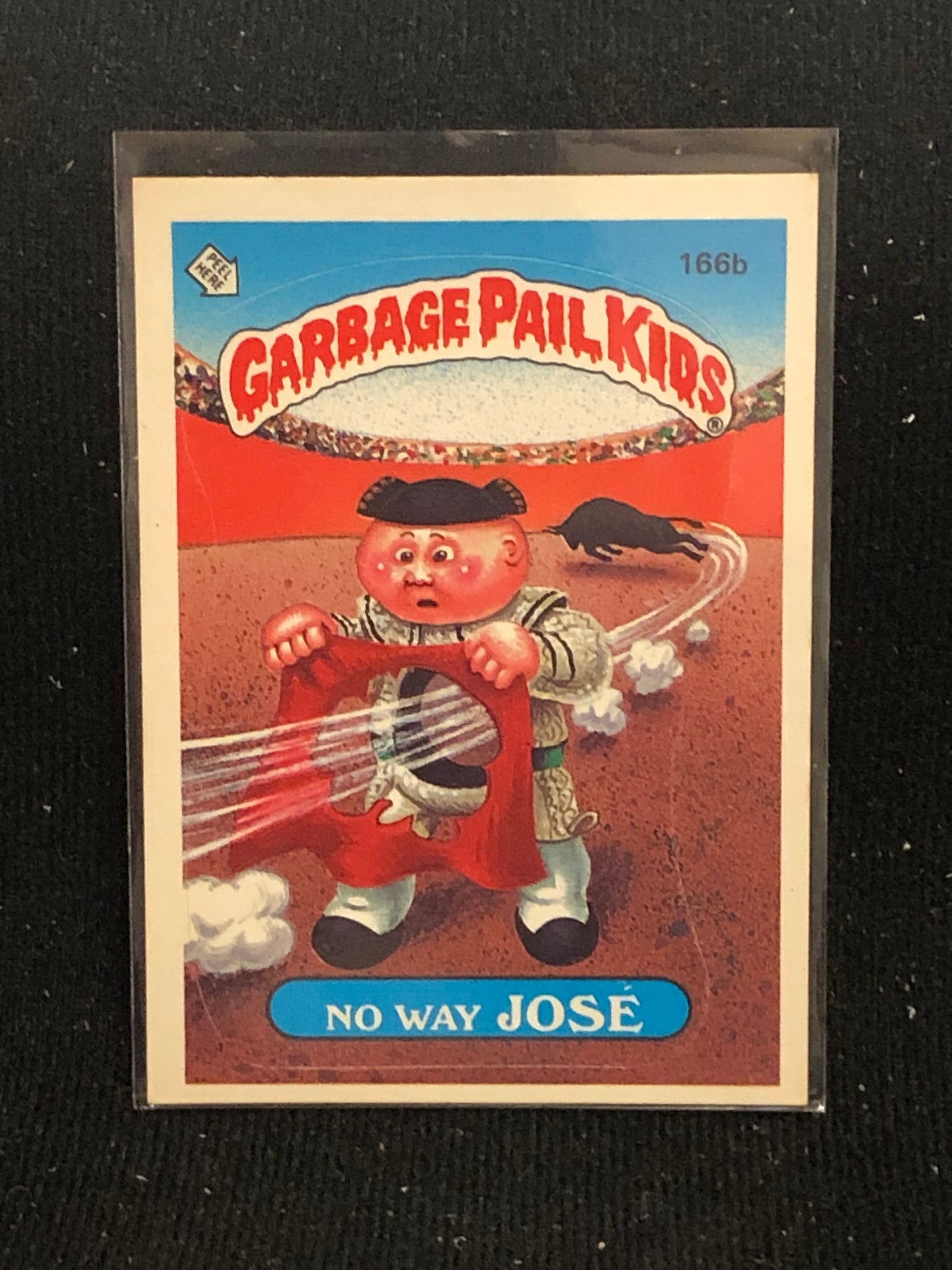 Garbage Pail Kids Original Series 4 (os4) 166b No Way Jose