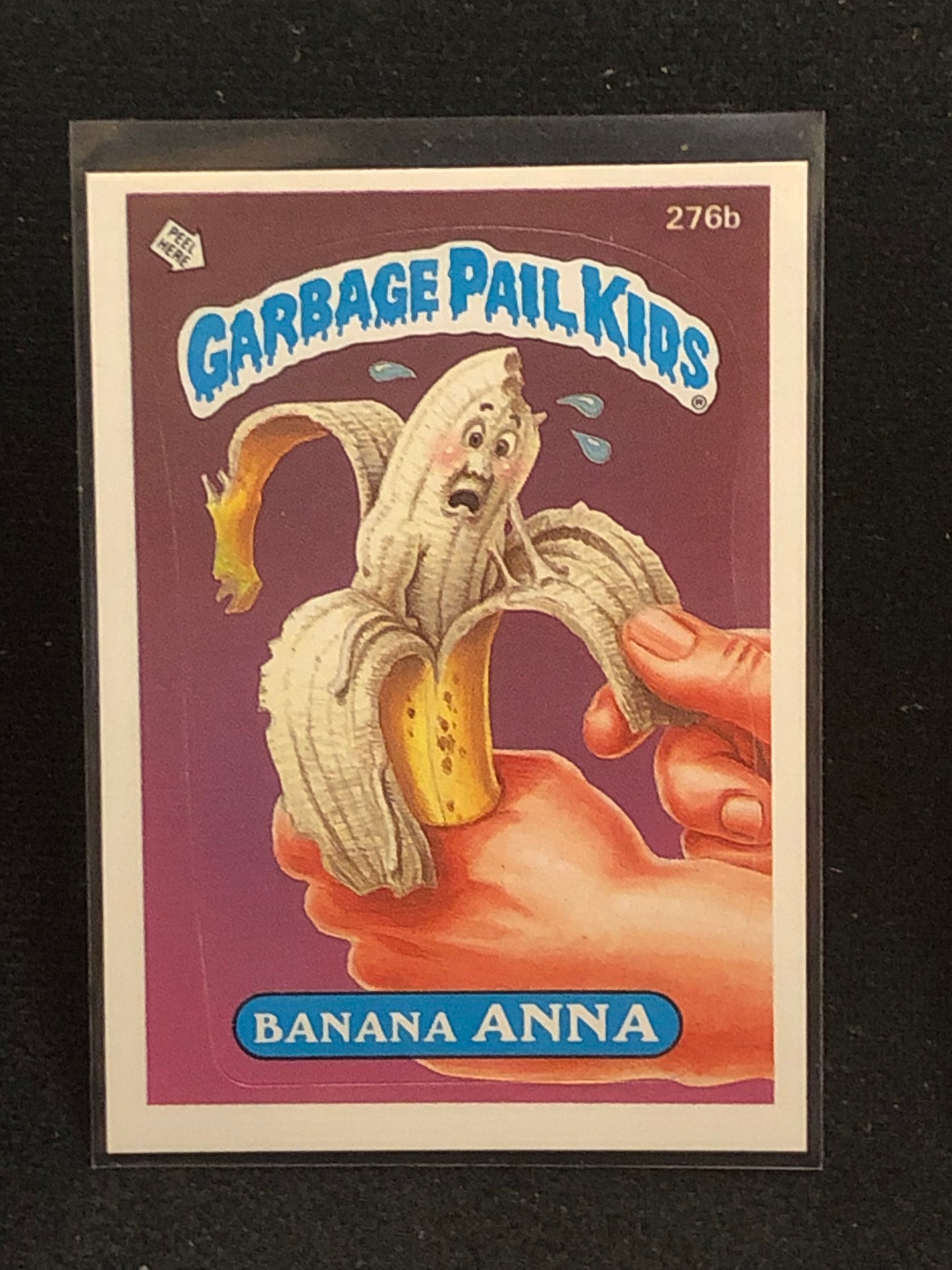 Garbage Pail Kids Original Series 7 (os7) 276b Banana Anna