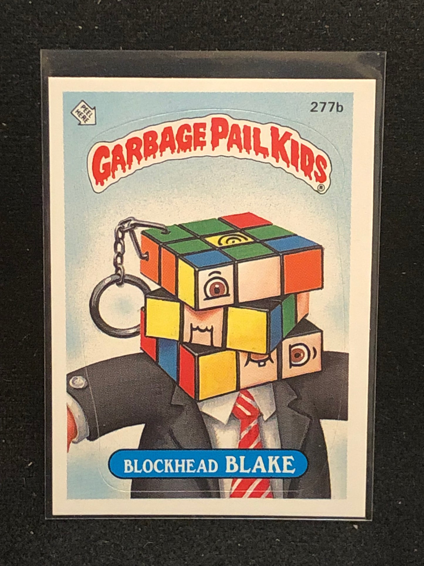 Garbage Pail Kids Original Series 7 (os7) 277b Blockhead Blake