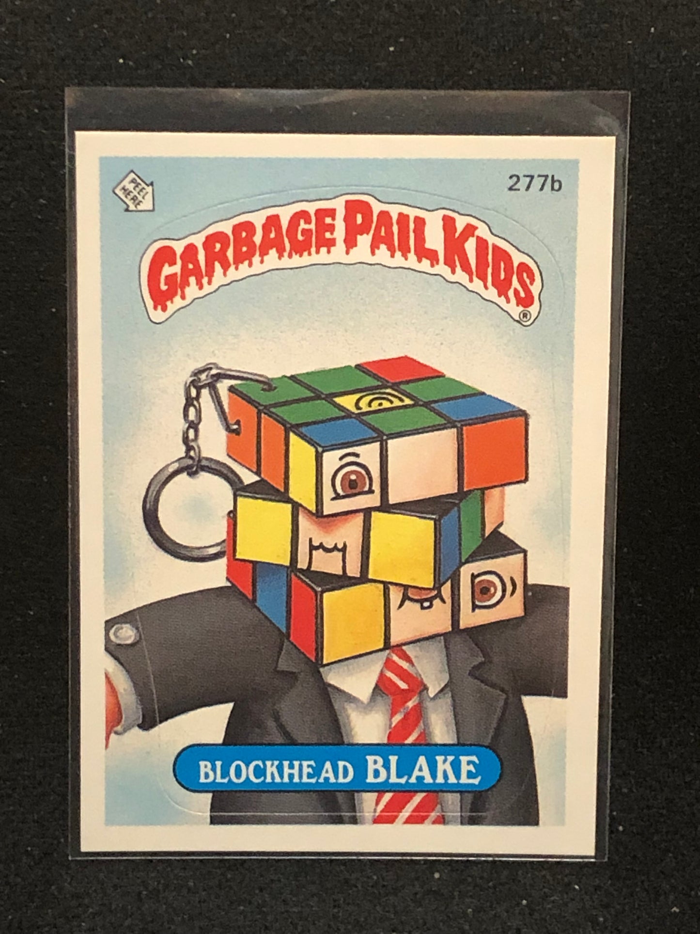 Garbage Pail Kids Original Series 7 (os7) 277b Blockhead Blake