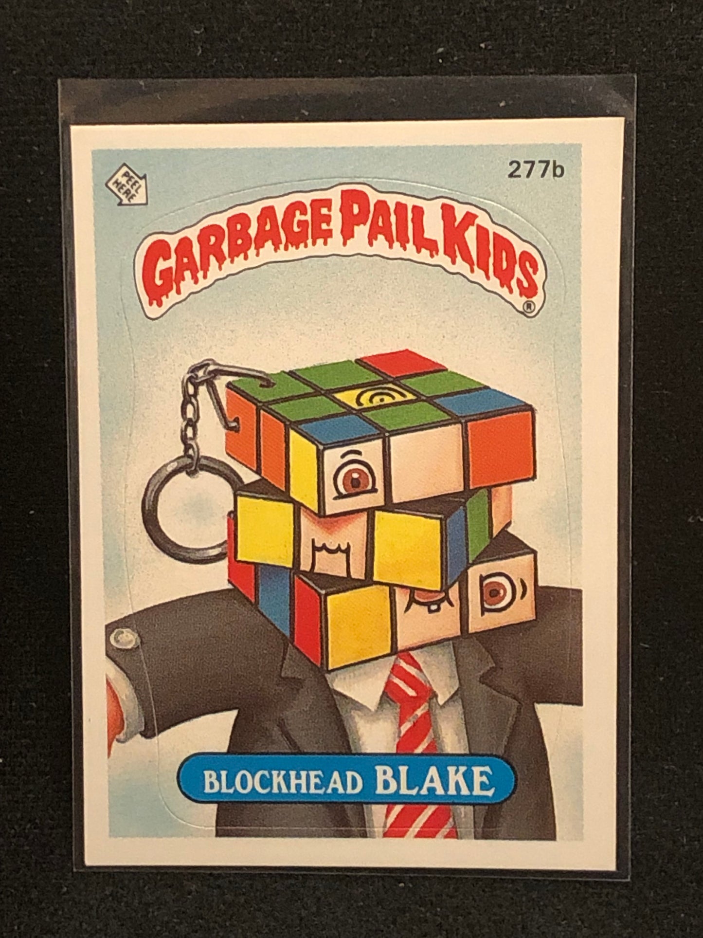 Garbage Pail Kids Original Series 7 (os7) 277b Blockhead Blake