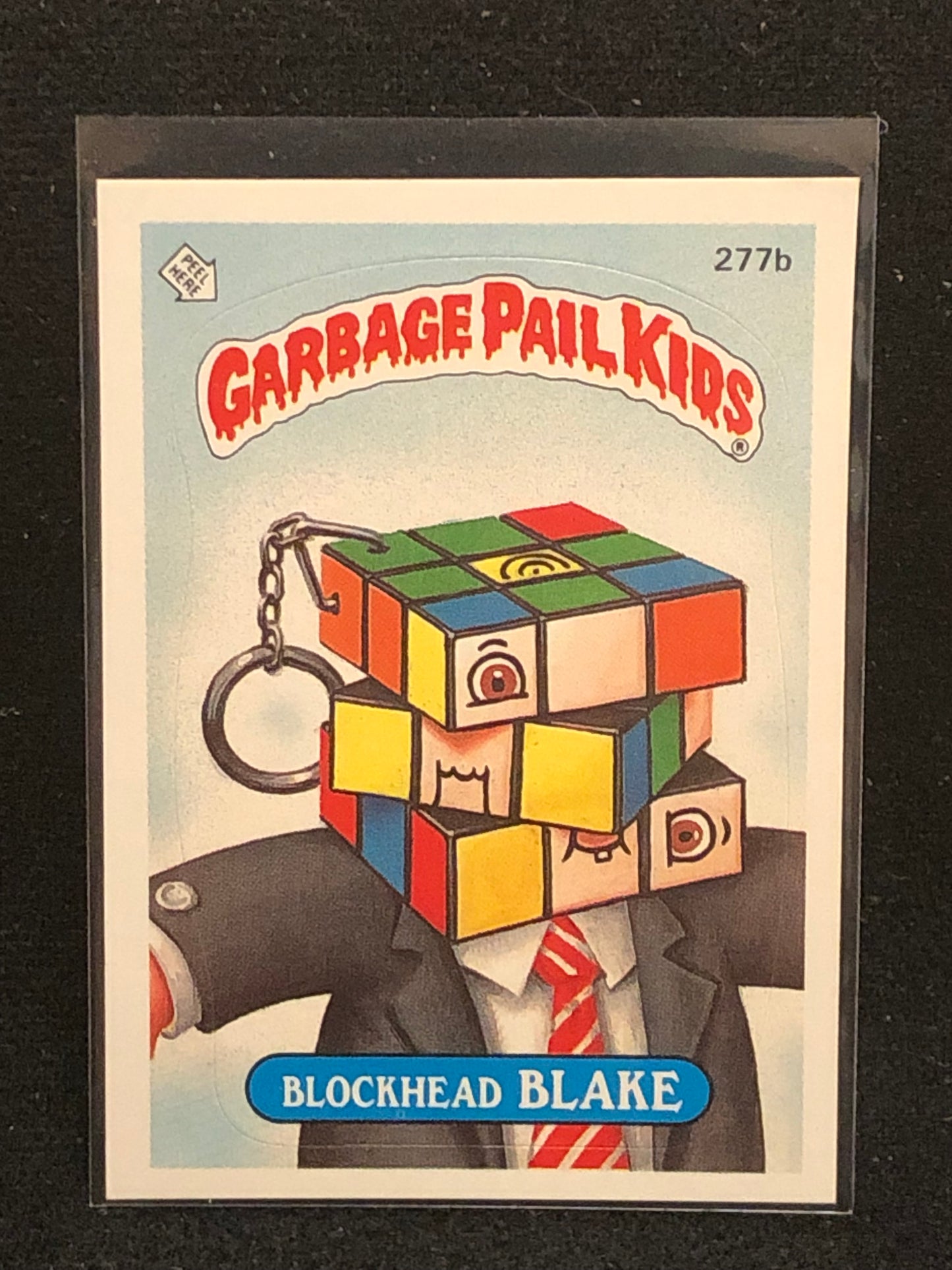 Garbage Pail Kids Original Series 7 (os7) 277b Blockhead Blake