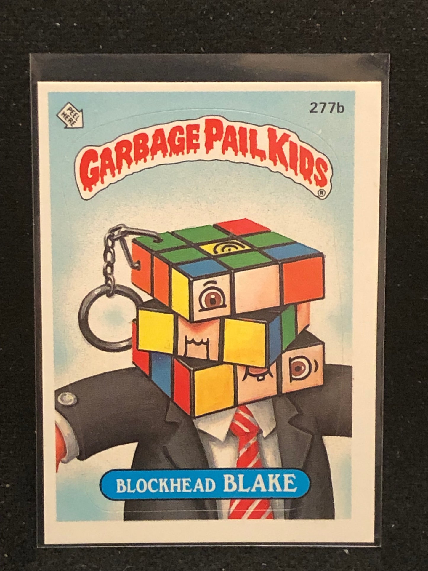 Garbage Pail Kids Original Series 7 (os7) 277b Blockhead Blake