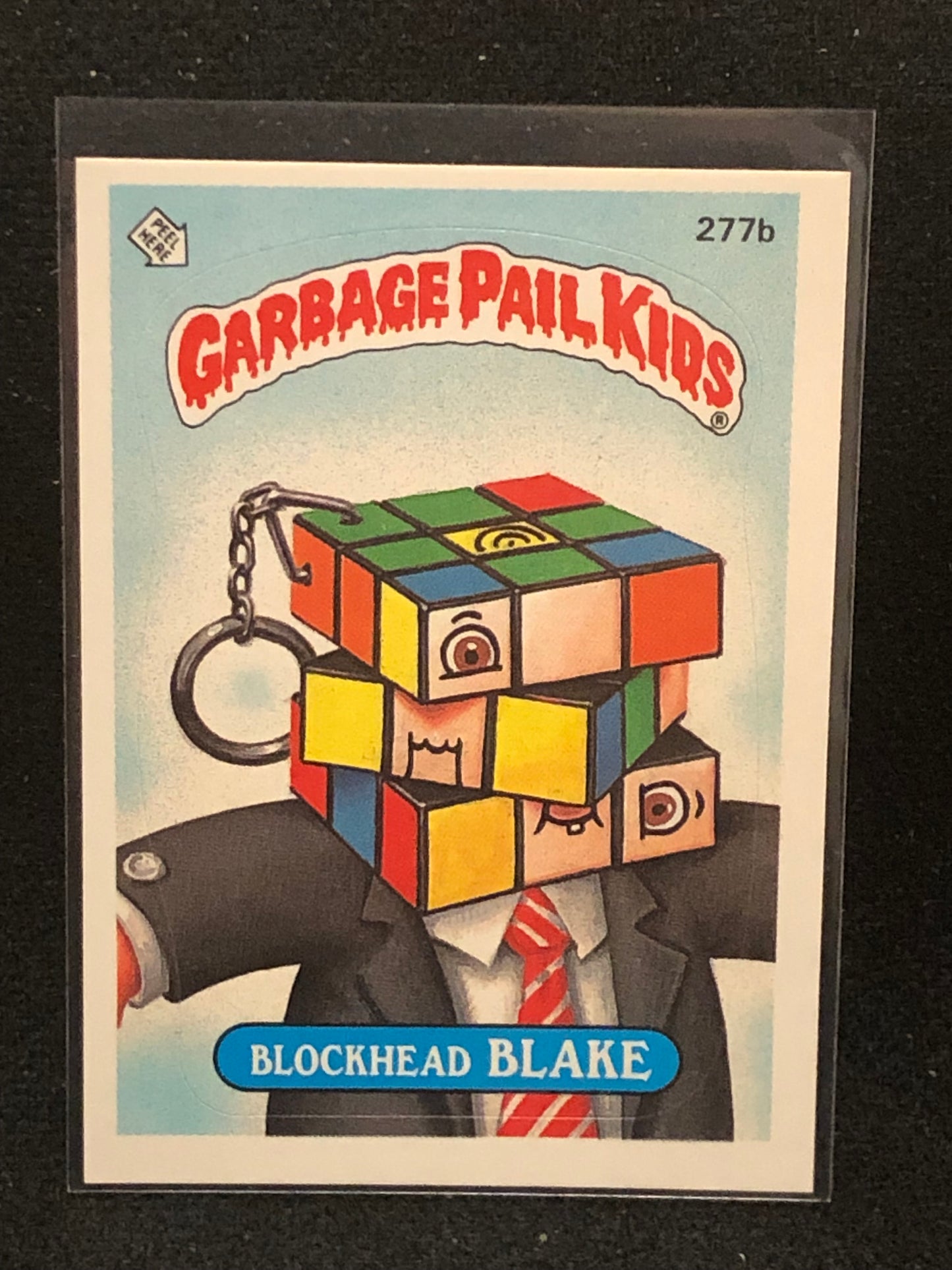 Garbage Pail Kids Original Series 7 (os7) 277b Blockhead Blake