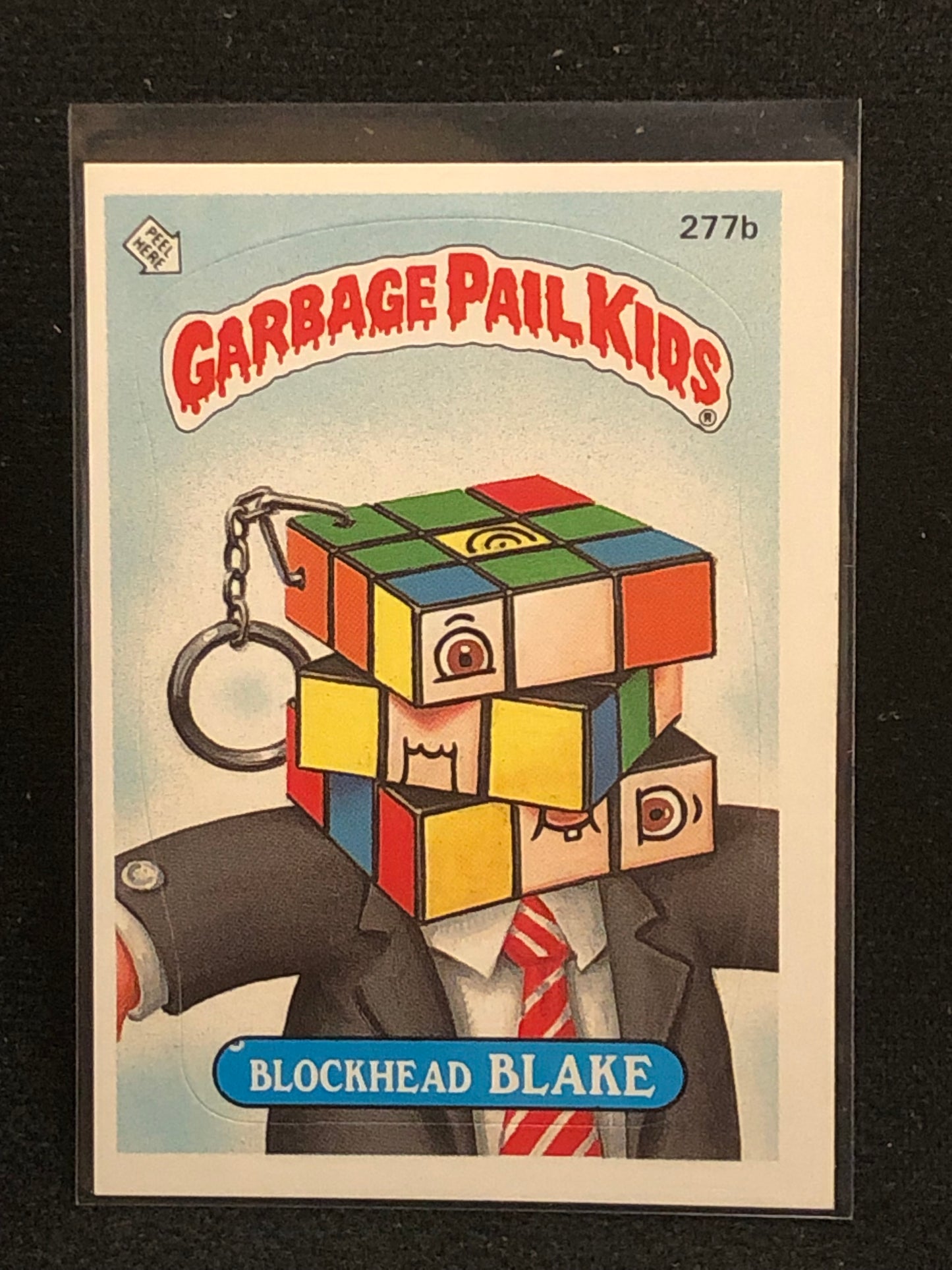 Garbage Pail Kids Original Series 7 (os7) 277b Blockhead Blake