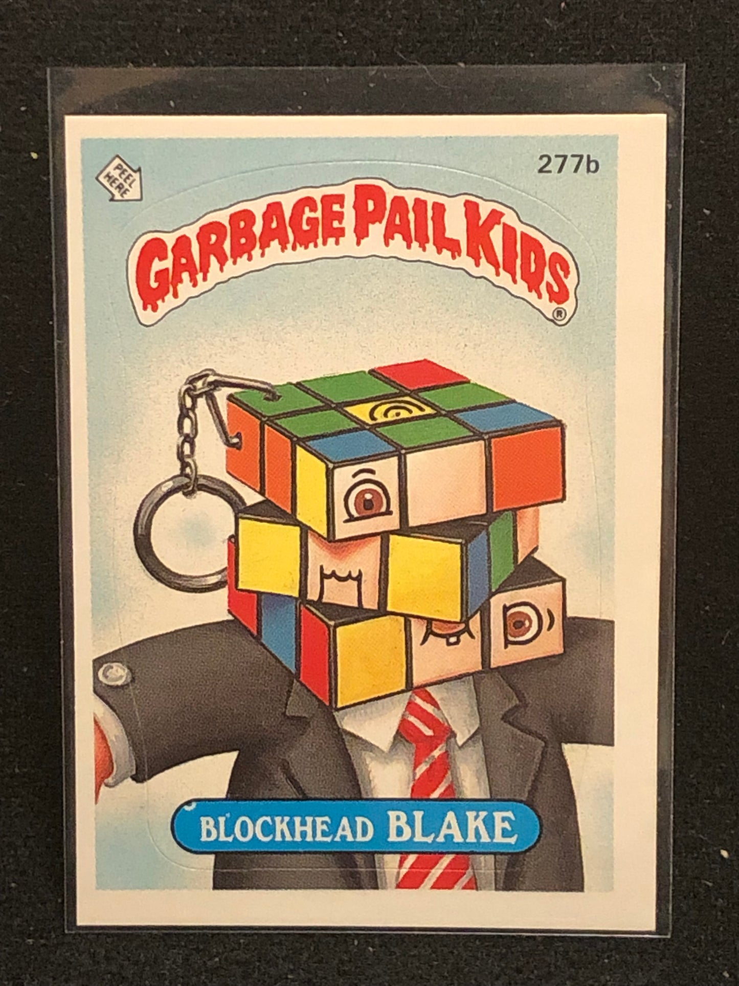 Garbage Pail Kids Original Series 7 (os7) 277b Blockhead Blake