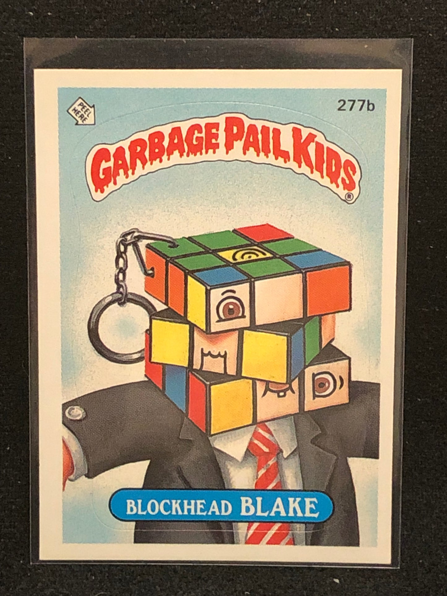 Garbage Pail Kids Original Series 7 (os7) 277b Blockhead Blake