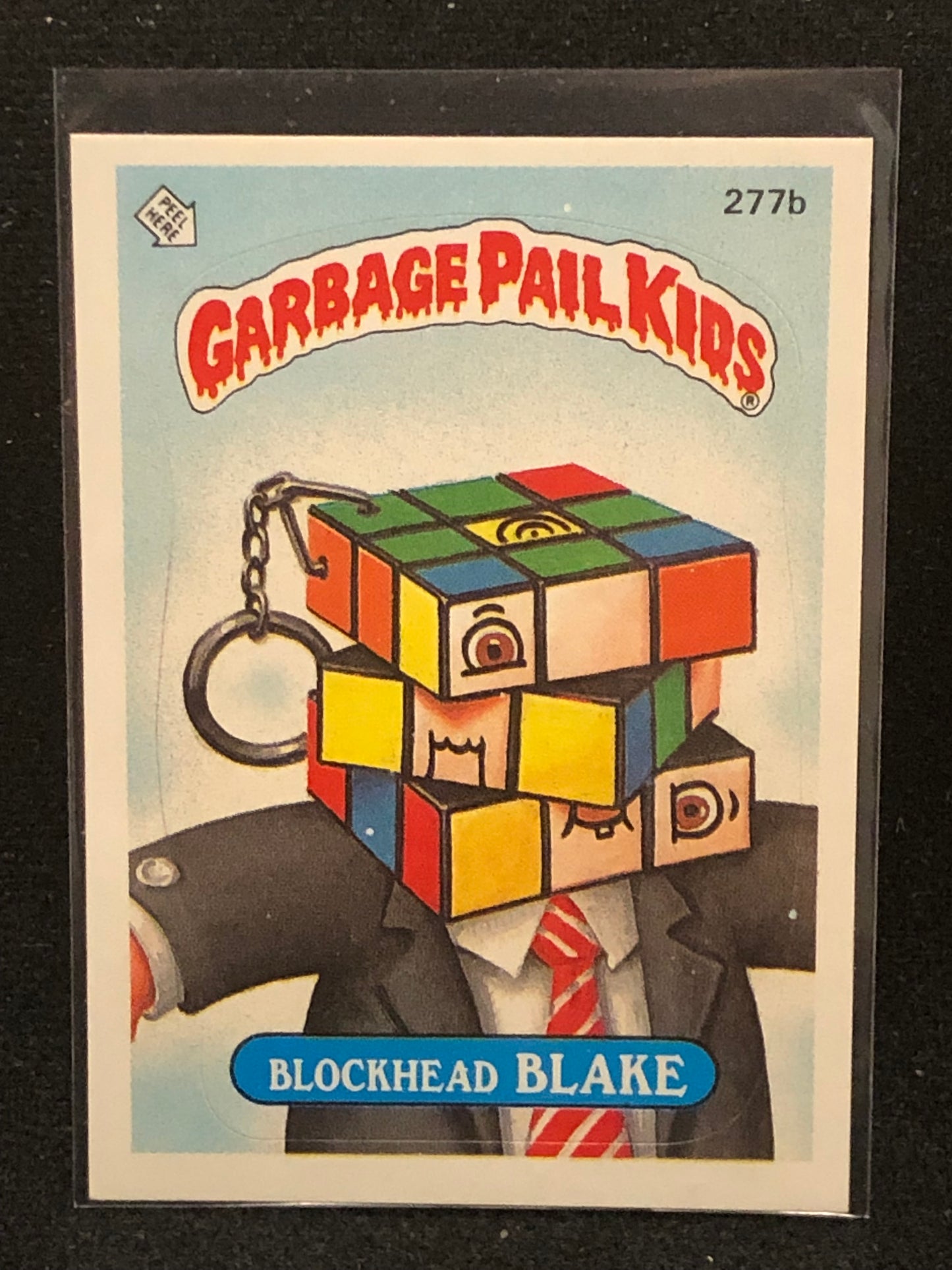 Garbage Pail Kids Original Series 7 (os7) 277b Blockhead Blake