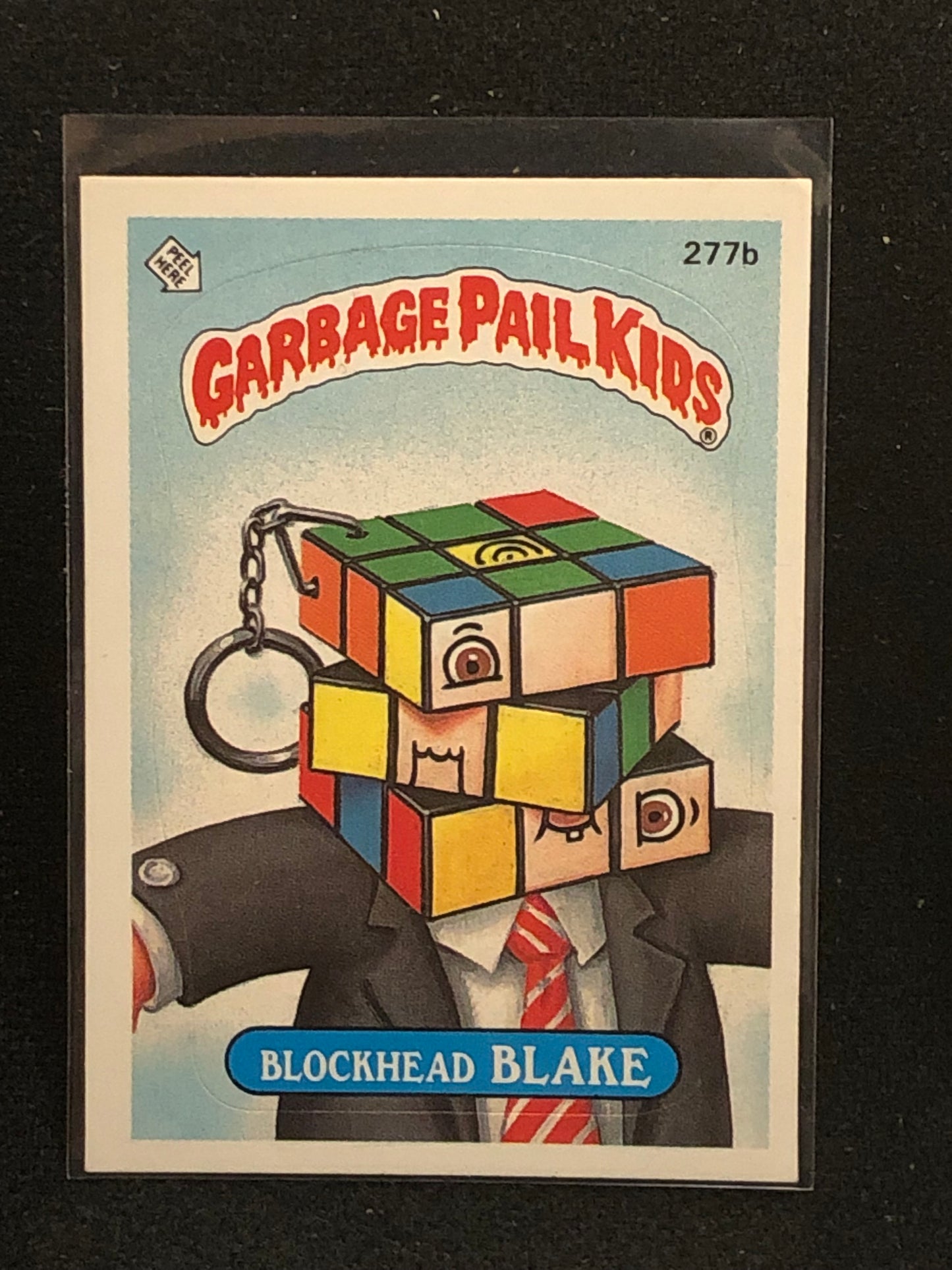 Garbage Pail Kids Original Series 7 (os7) 277b Blockhead Blake