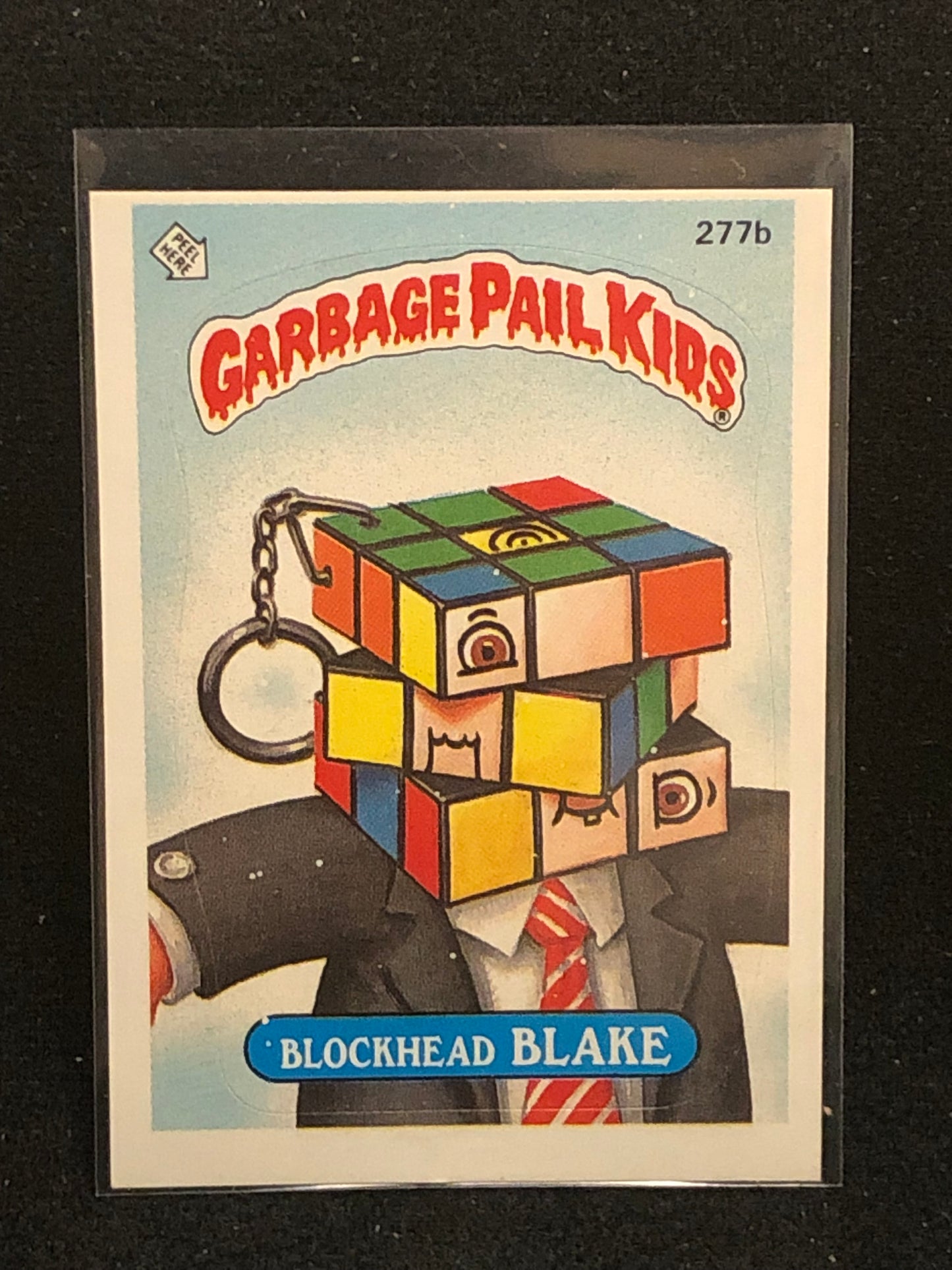 Garbage Pail Kids Original Series 7 (os7) 277b Blockhead Blake