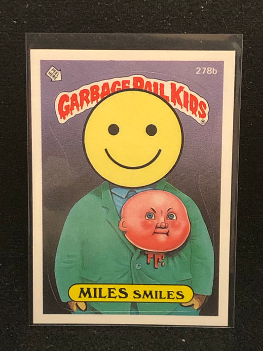 Garbage Pail Kids Original Series 7 (os7) 278b Miles Smiles