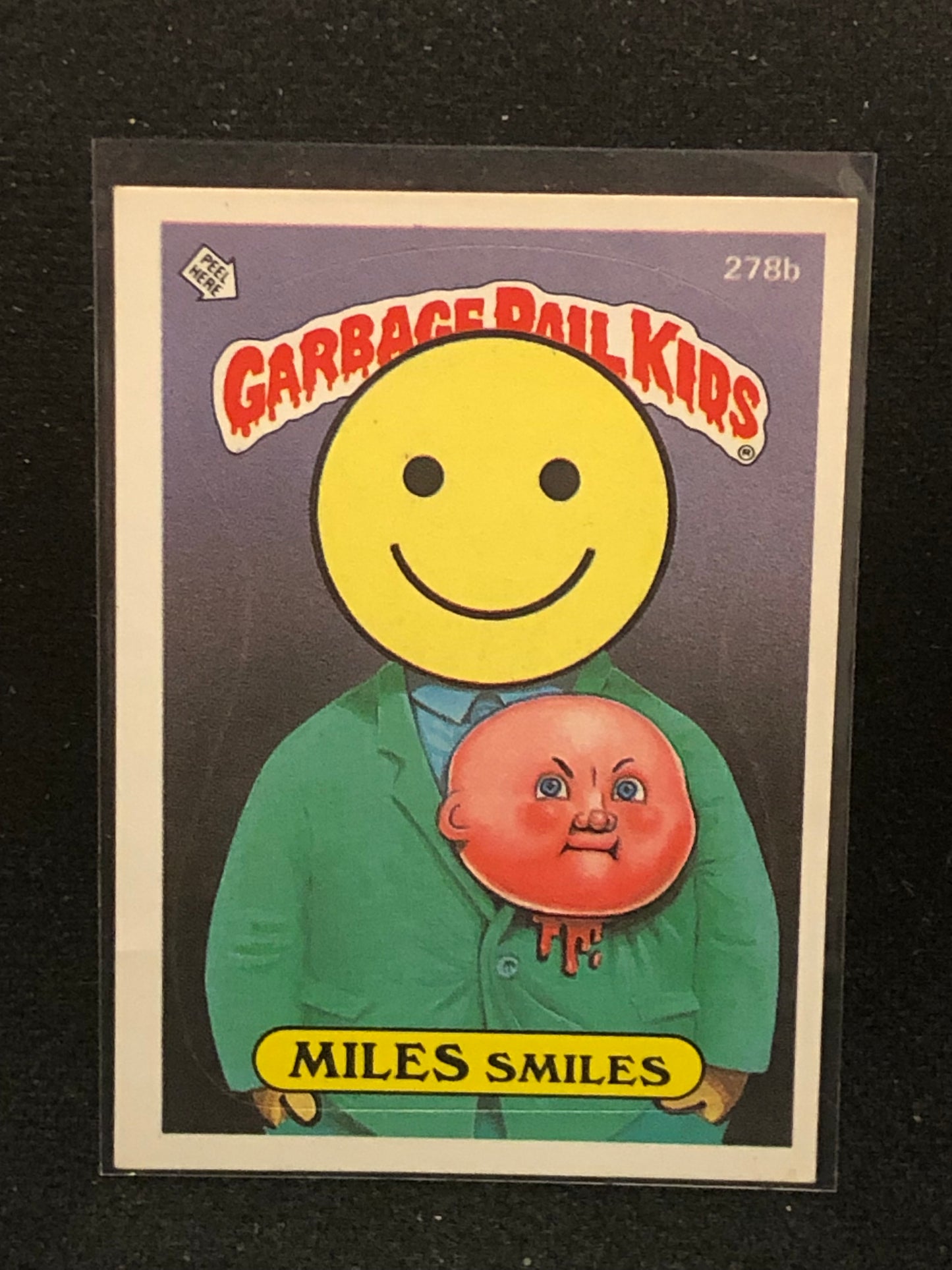 Garbage Pail Kids Original Series 7 (os7) 278b Miles Smiles