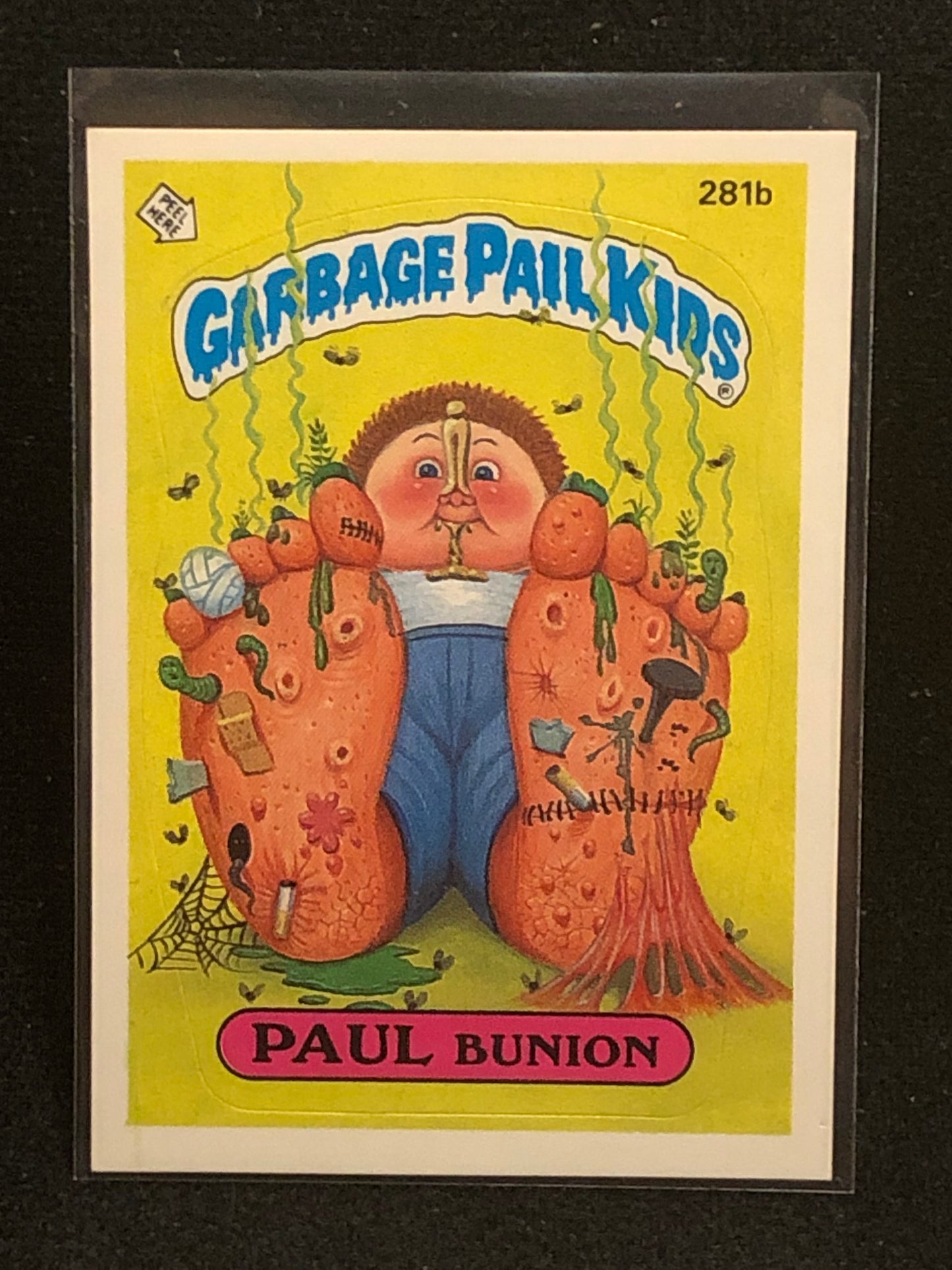 Garbage Pail Kids Original Series 7 (os7) 281b Paul Bunion