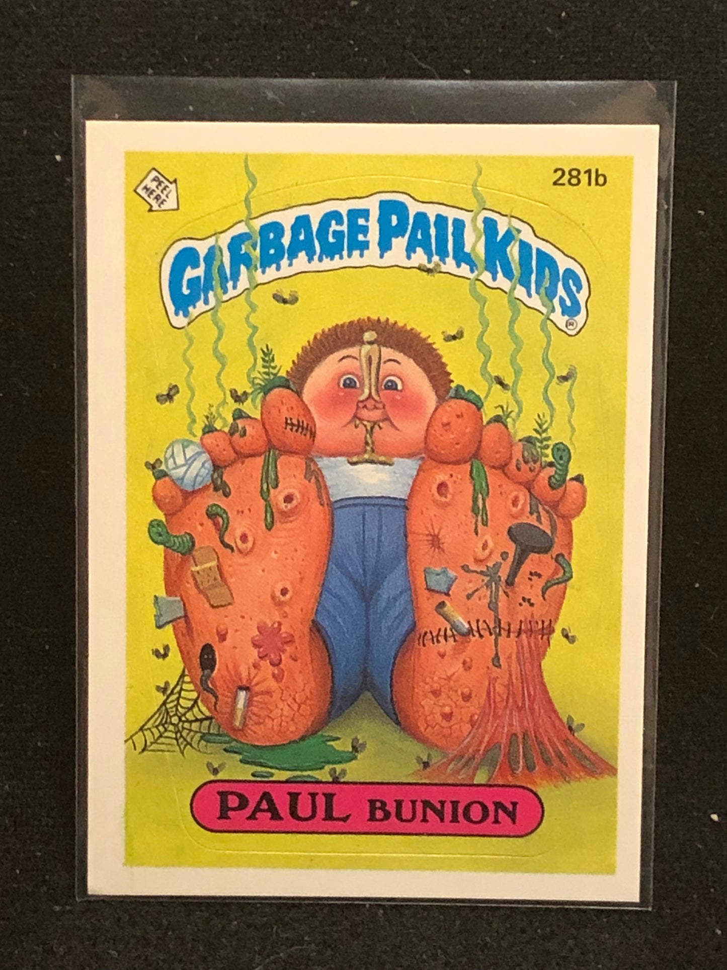 Garbage Pail Kids Original Series 7 (os7) 281b Paul Bunion