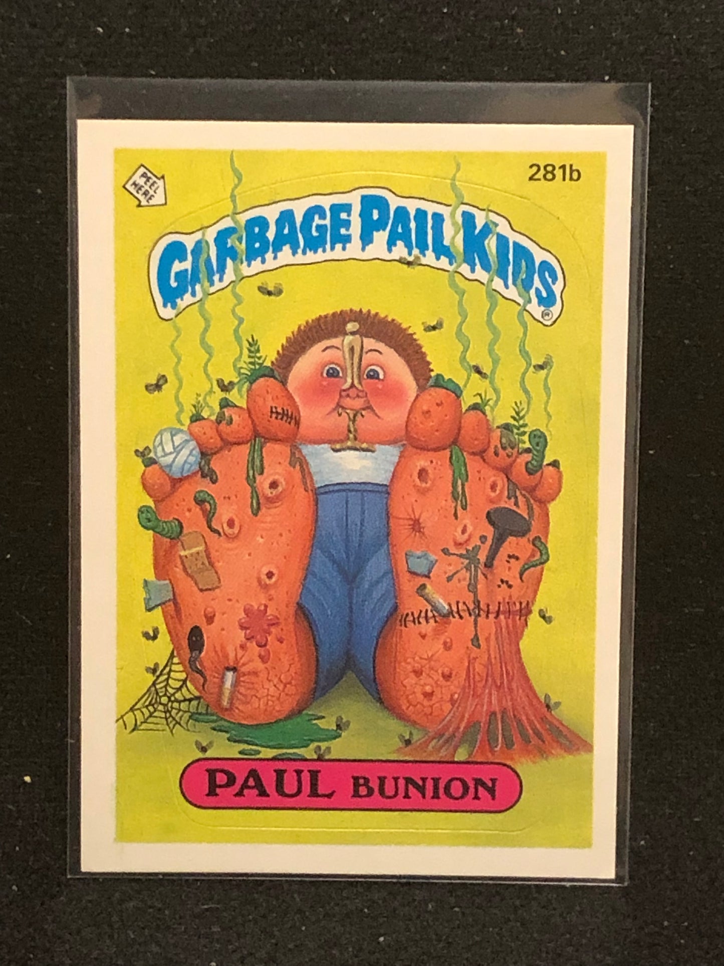 Garbage Pail Kids Original Series 7 (os7) 281b Paul Bunion