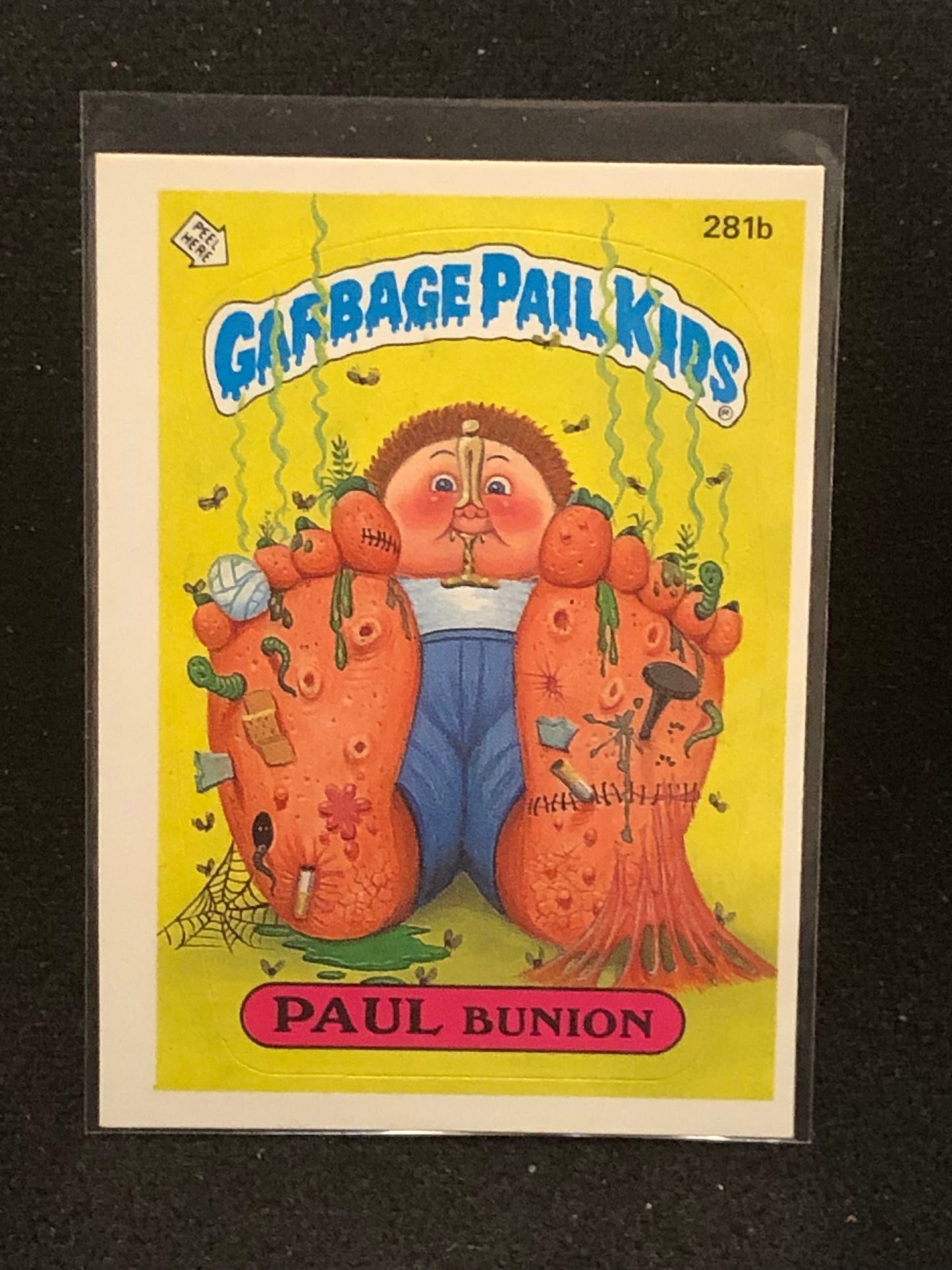 Garbage Pail Kids Original Series 7 (os7) 281b Paul Bunion