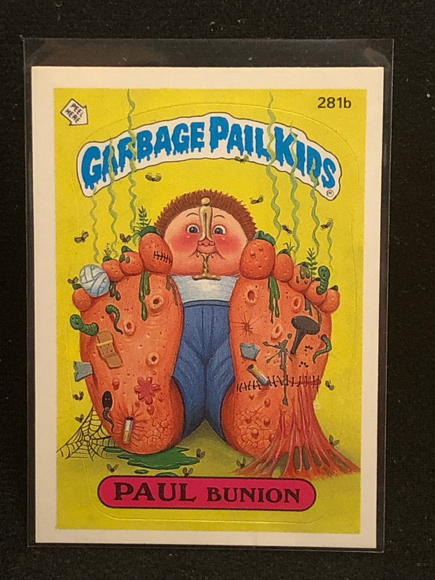 Garbage Pail Kids Original Series 7 (os7) 281b Paul Bunion