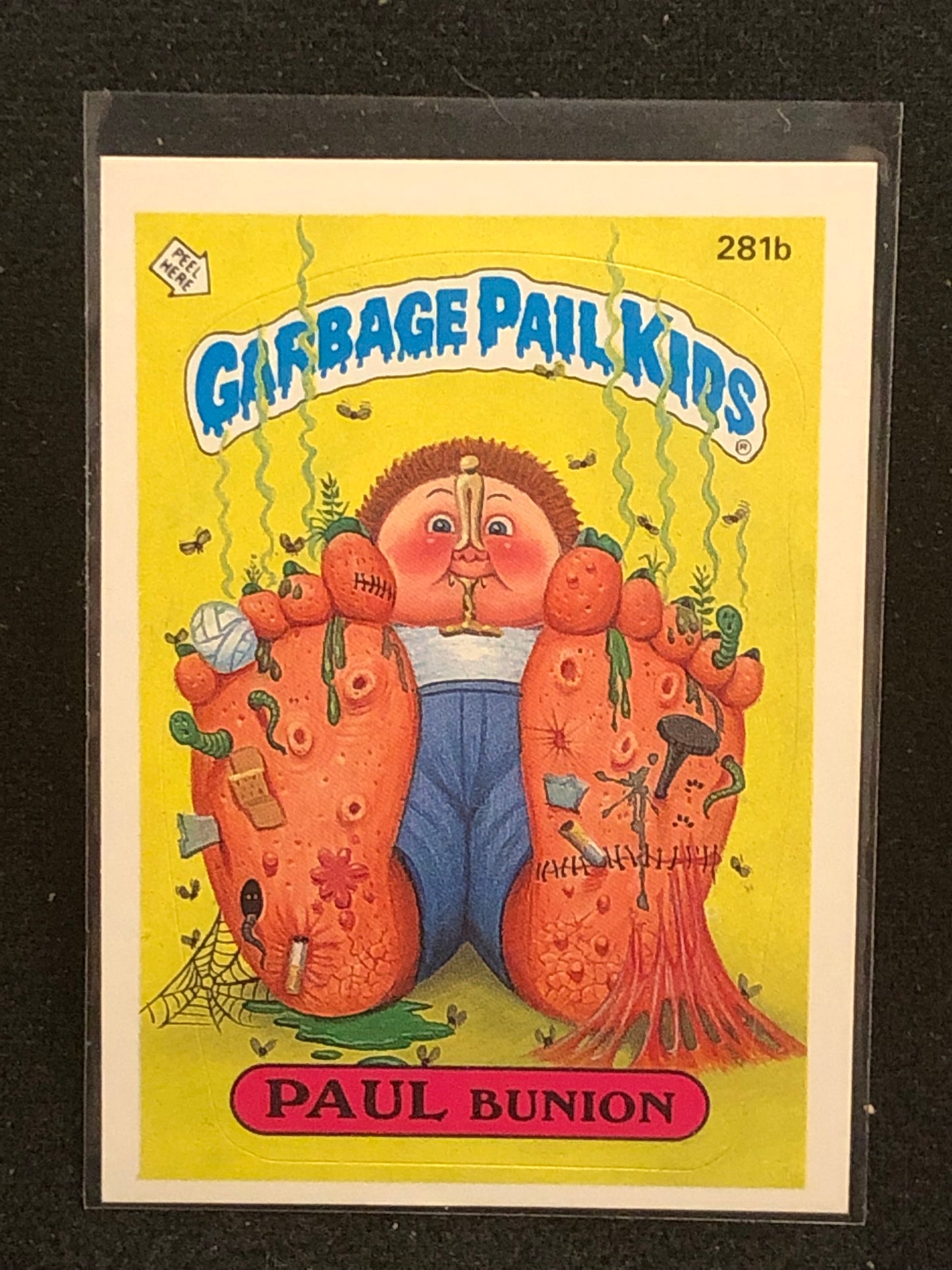 Garbage Pail Kids Original Series 7 (os7) 281b Paul Bunion