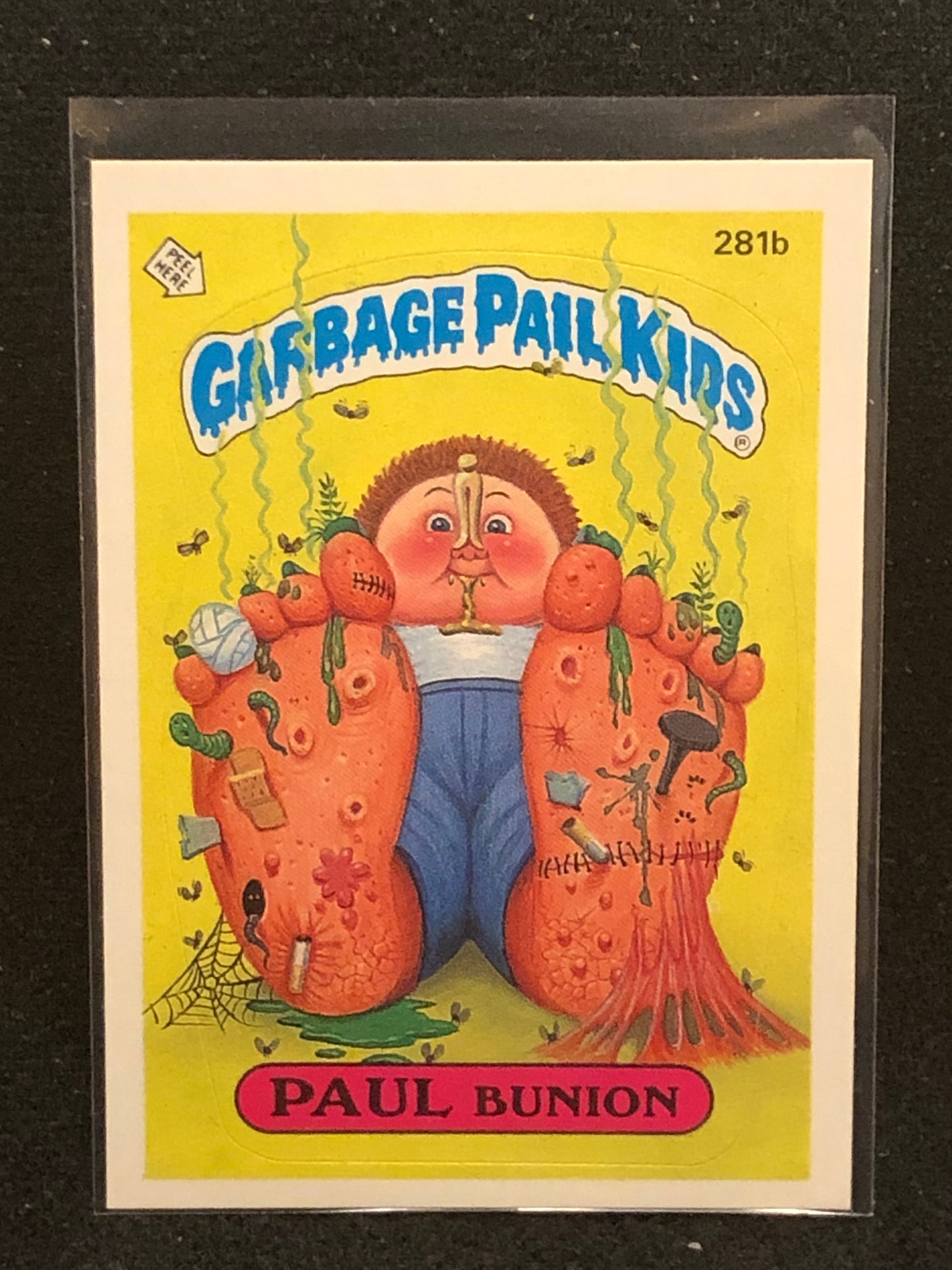 Garbage Pail Kids Original Series 7 (os7) 281b Paul Bunion