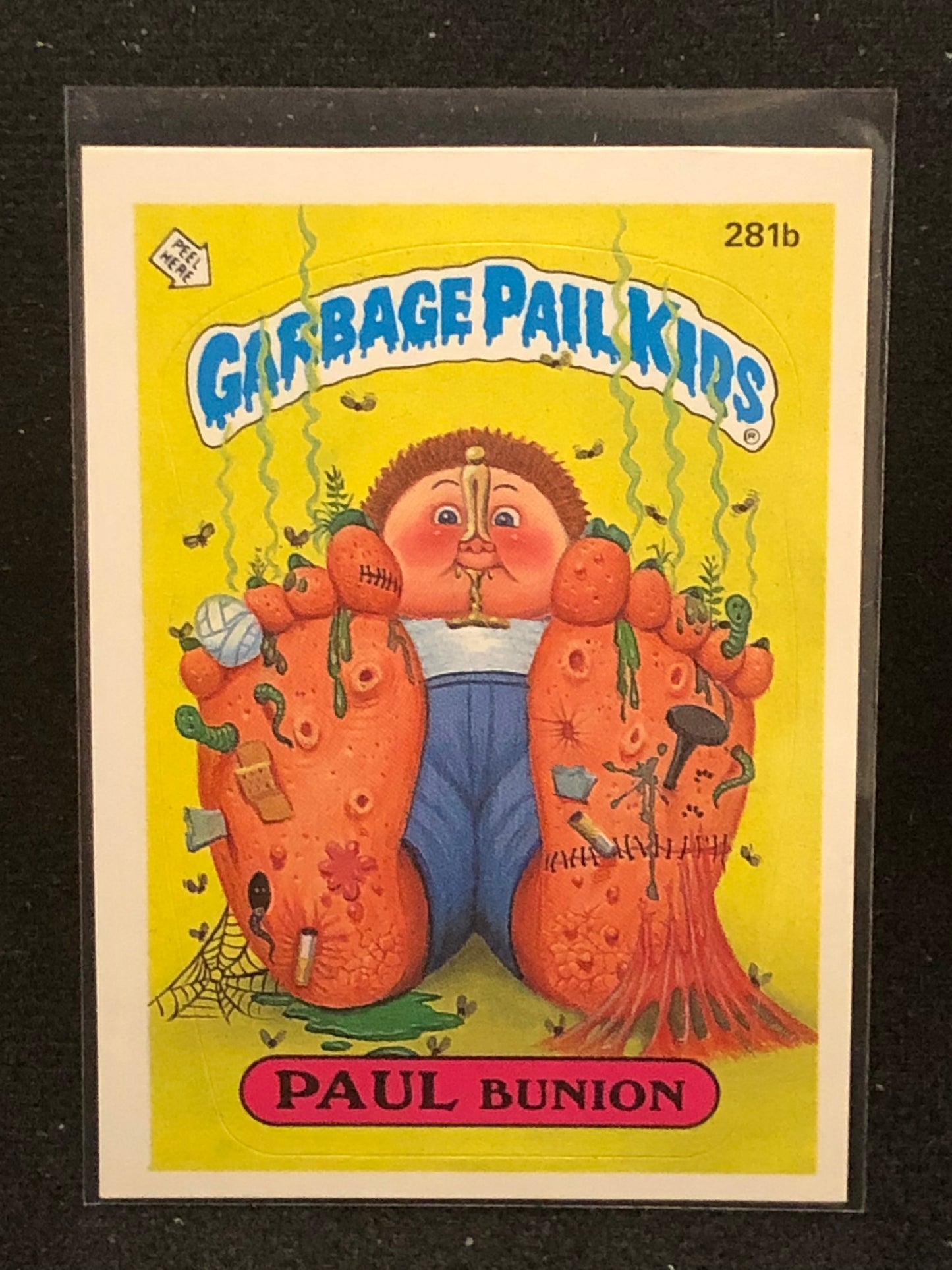 Garbage Pail Kids Original Series 7 (os7) 281b Paul Bunion