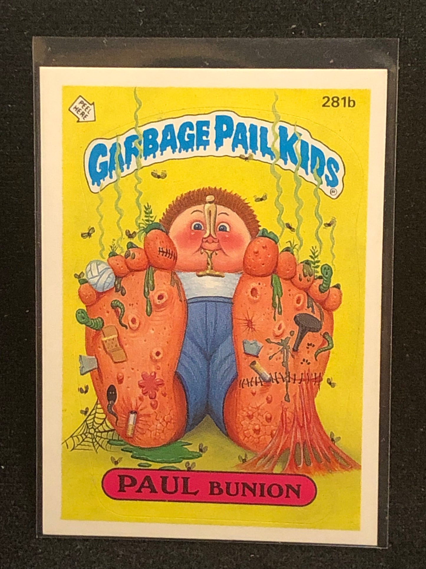 Garbage Pail Kids Original Series 7 (os7) 281b Paul Bunion