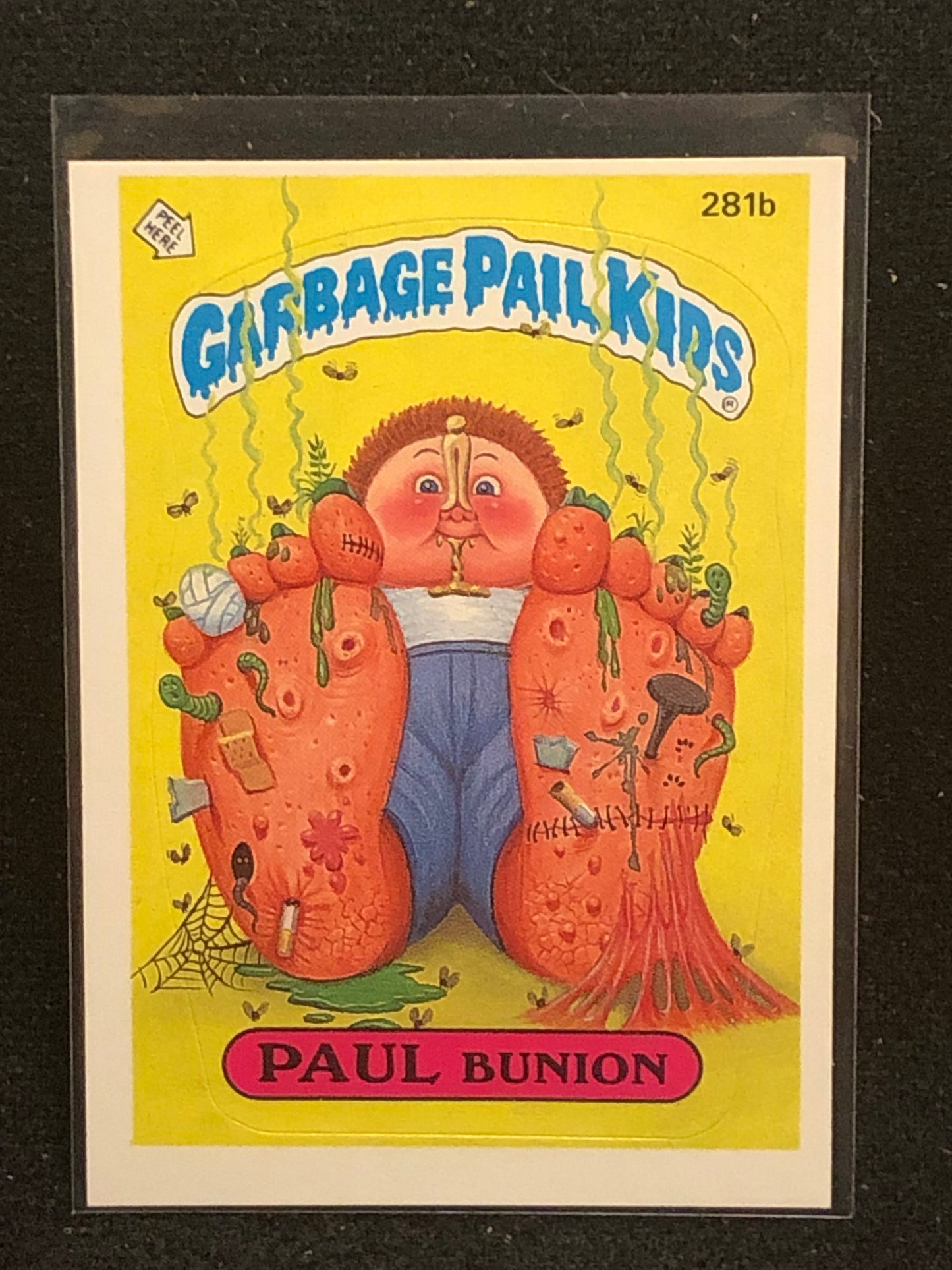 Garbage Pail Kids Original Series 7 (os7) 281b Paul Bunion