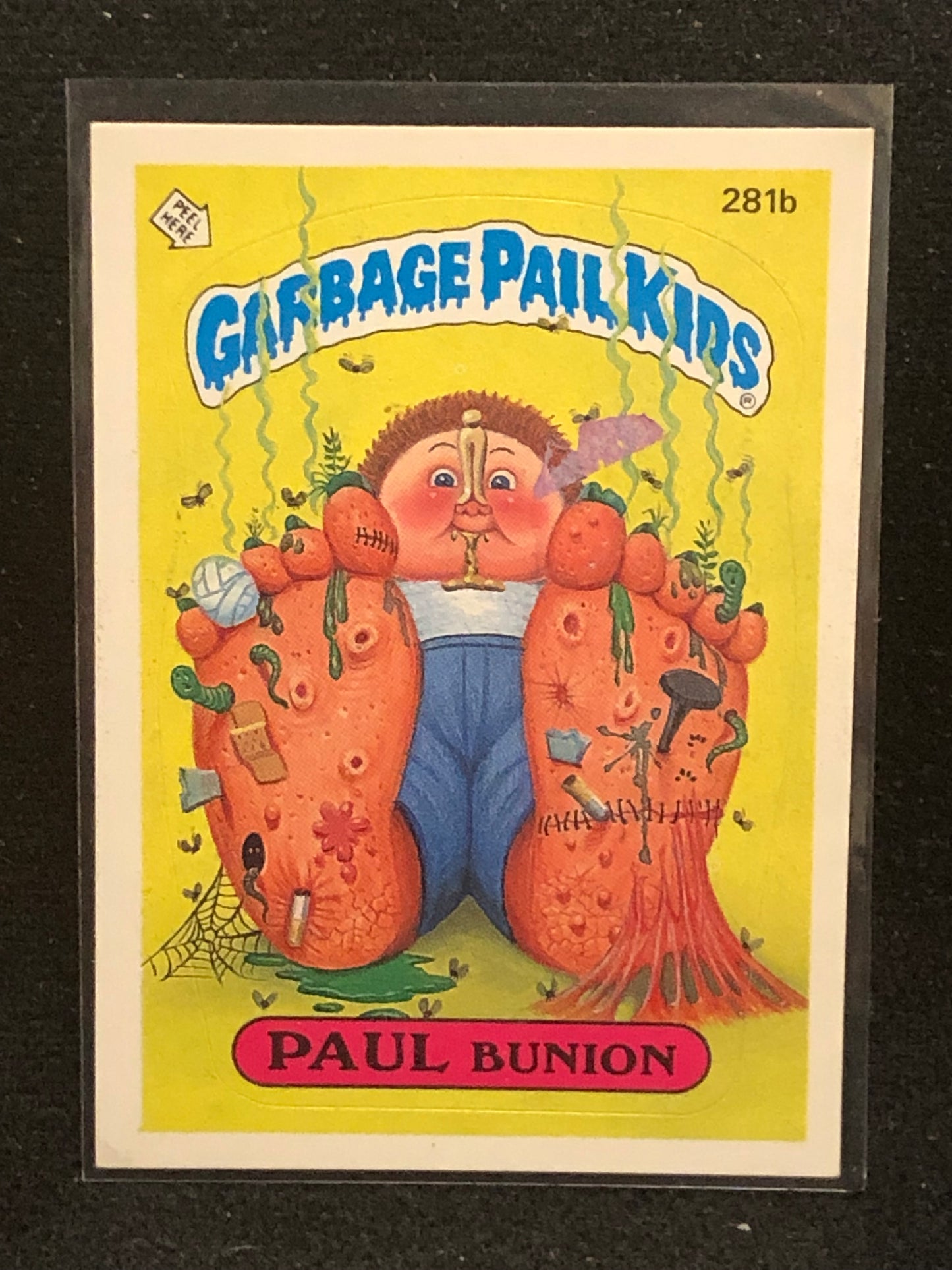 Garbage Pail Kids Original Series 7 (os7) 281b Paul Bunion