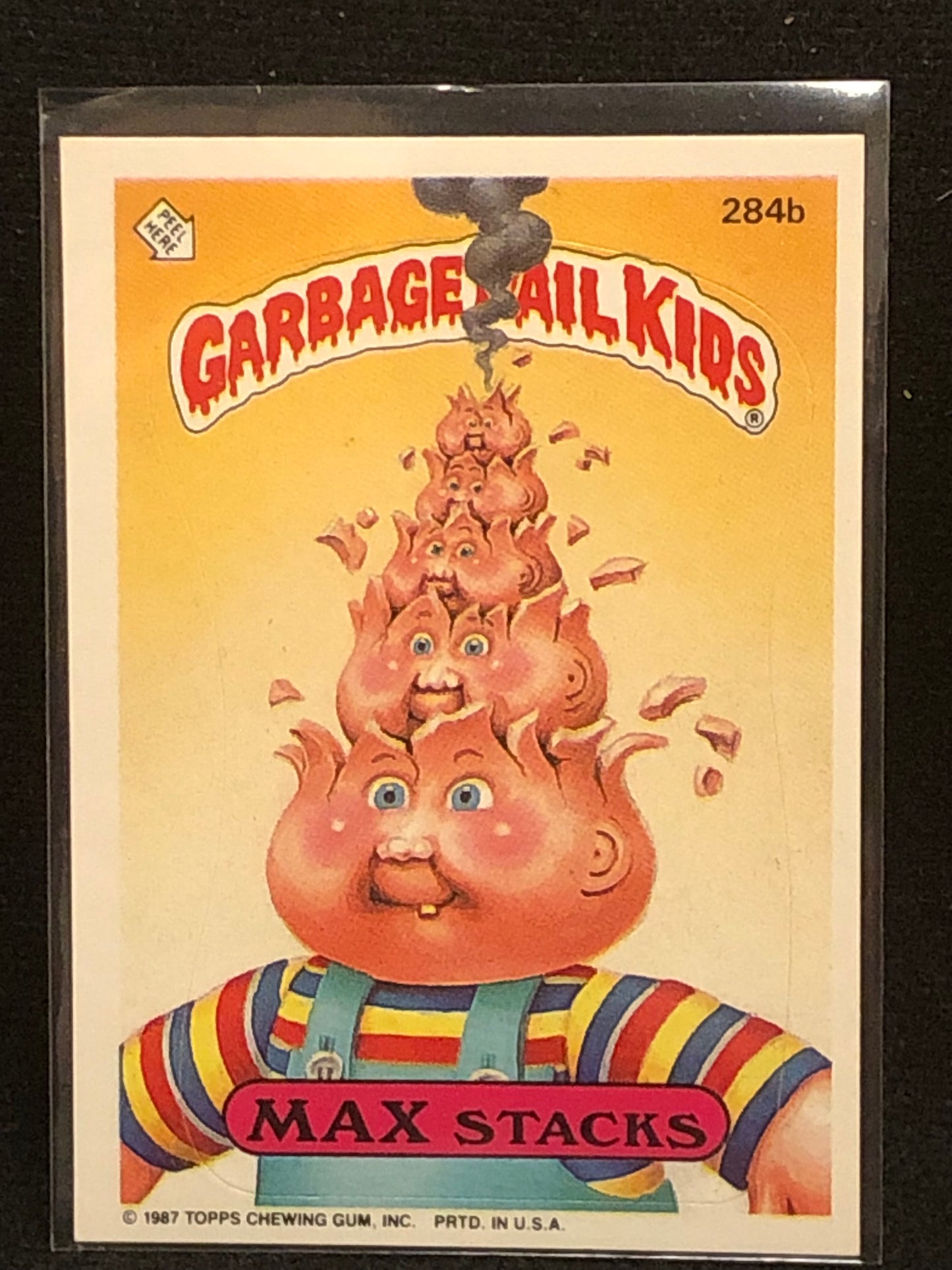 Garbage Pail Kids Original Series 7 (os7) 284b Max Stacks